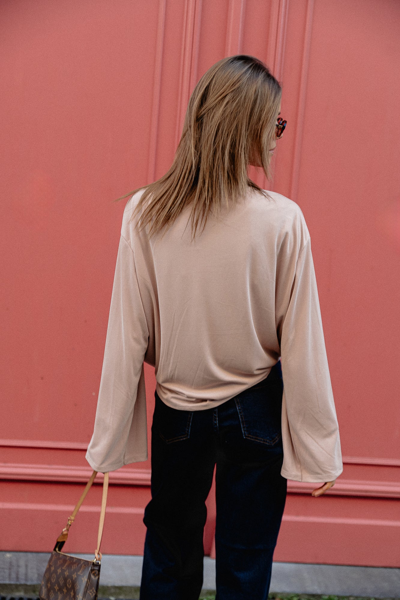 Chemise Kaya LS vieux rose