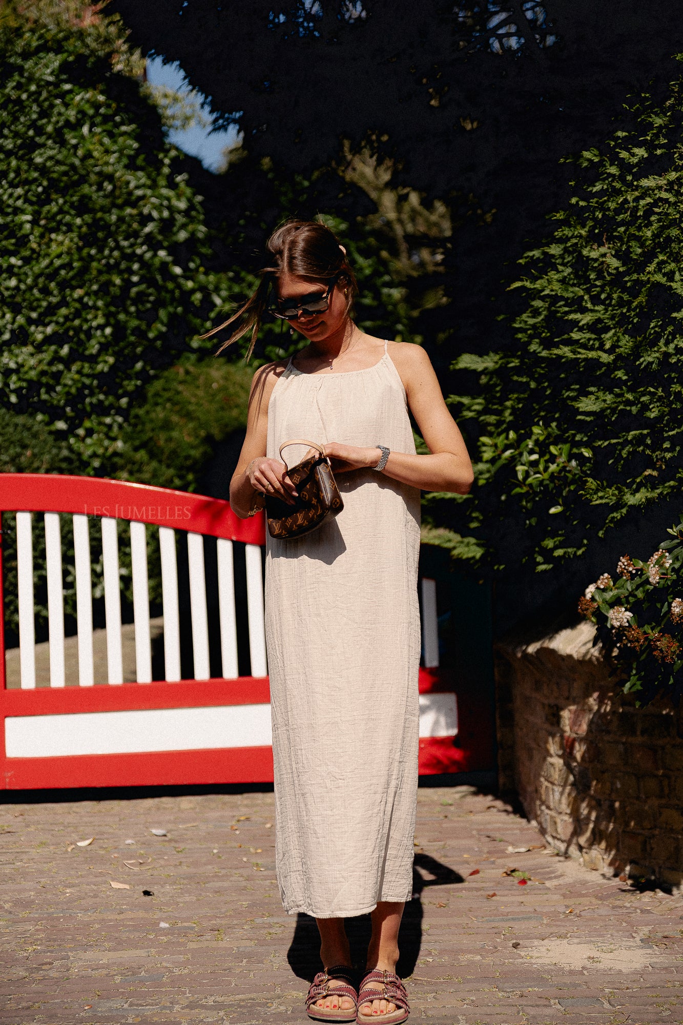 Robe longue nuisette VILania taupe