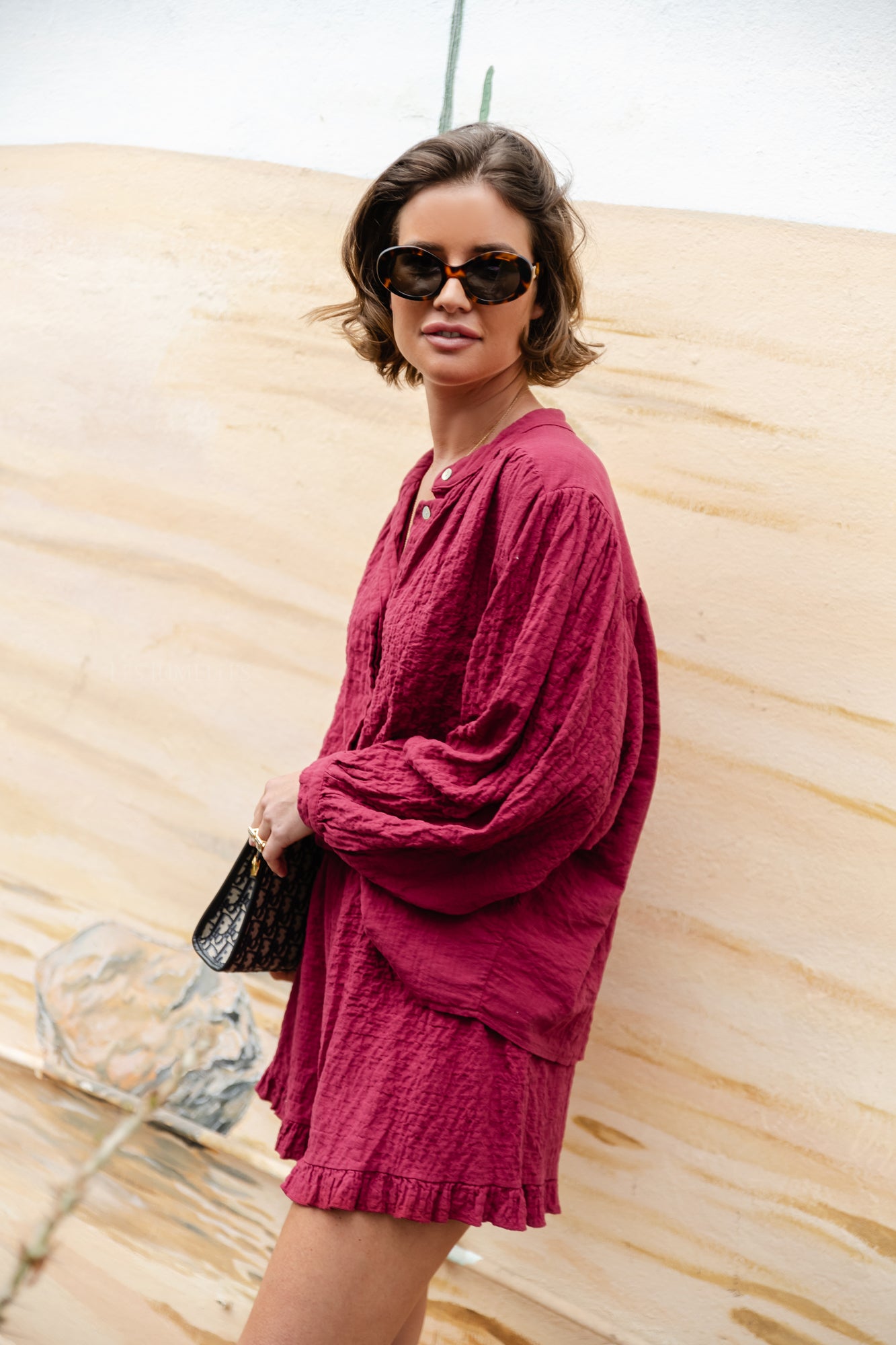 Blair top terracotta