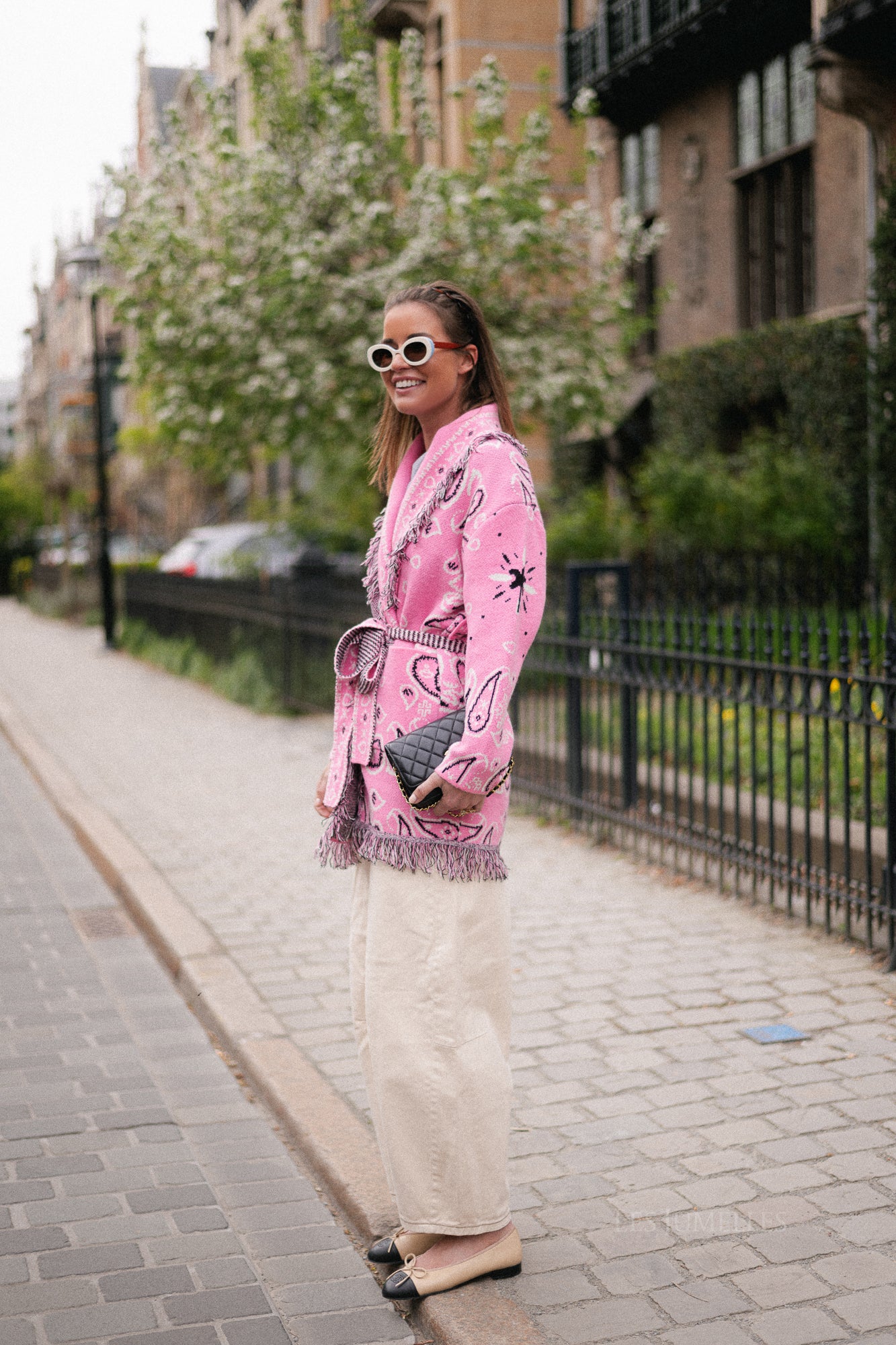 Lori LS knitted cardigan pink – Les Jumelles