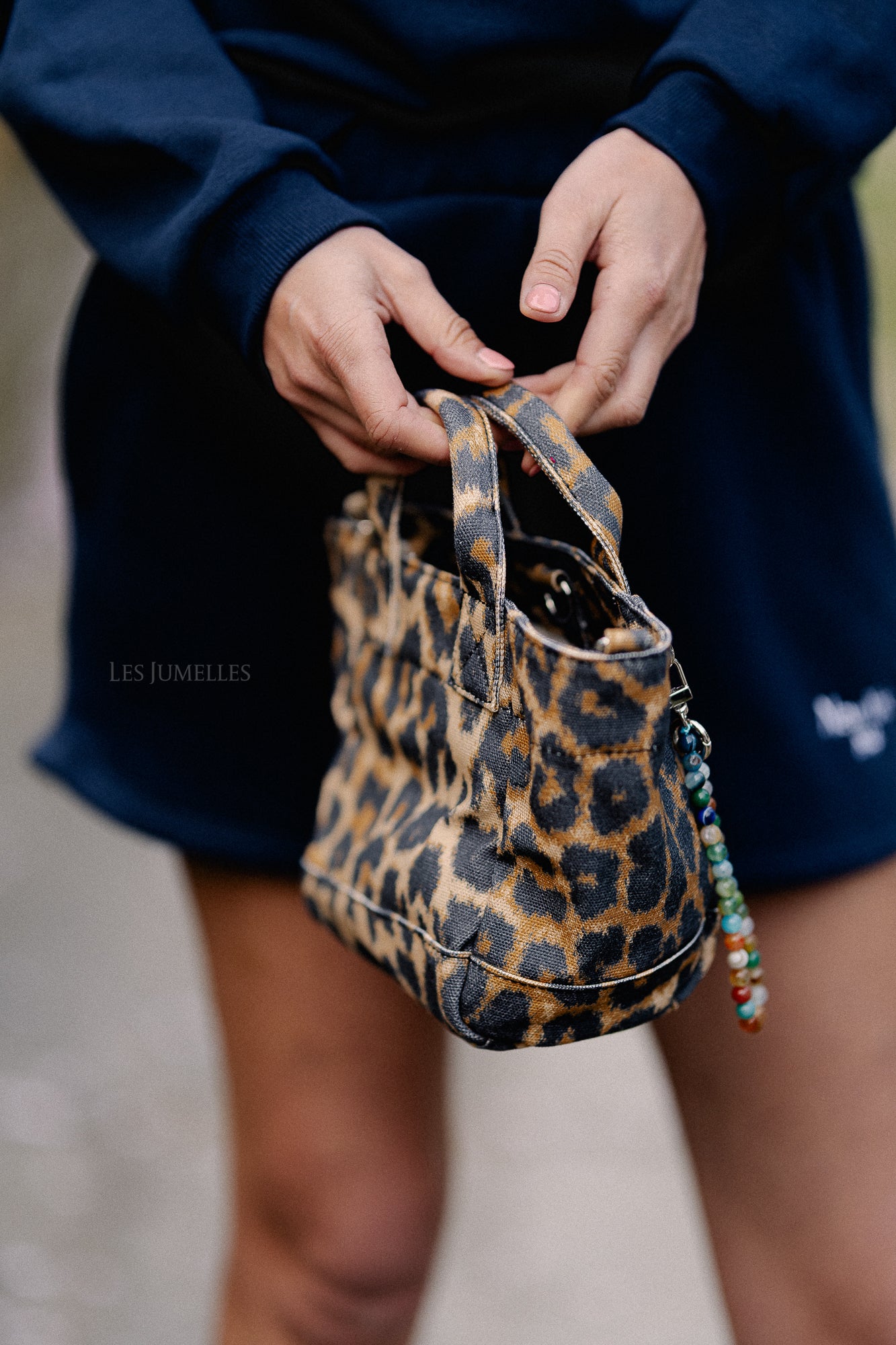 Leopa canvas Gabby bag