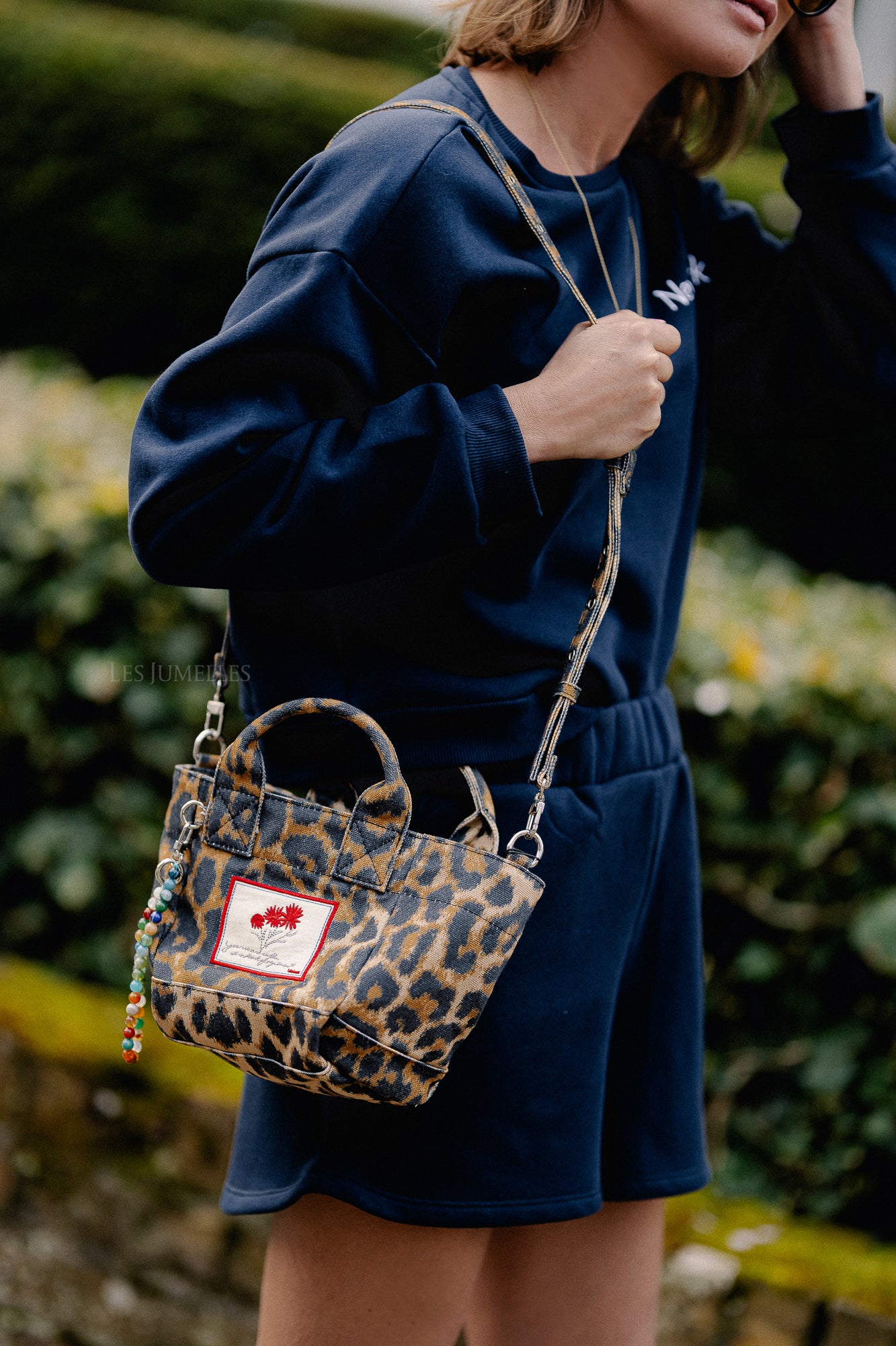 Leopa canvas Gabby bag