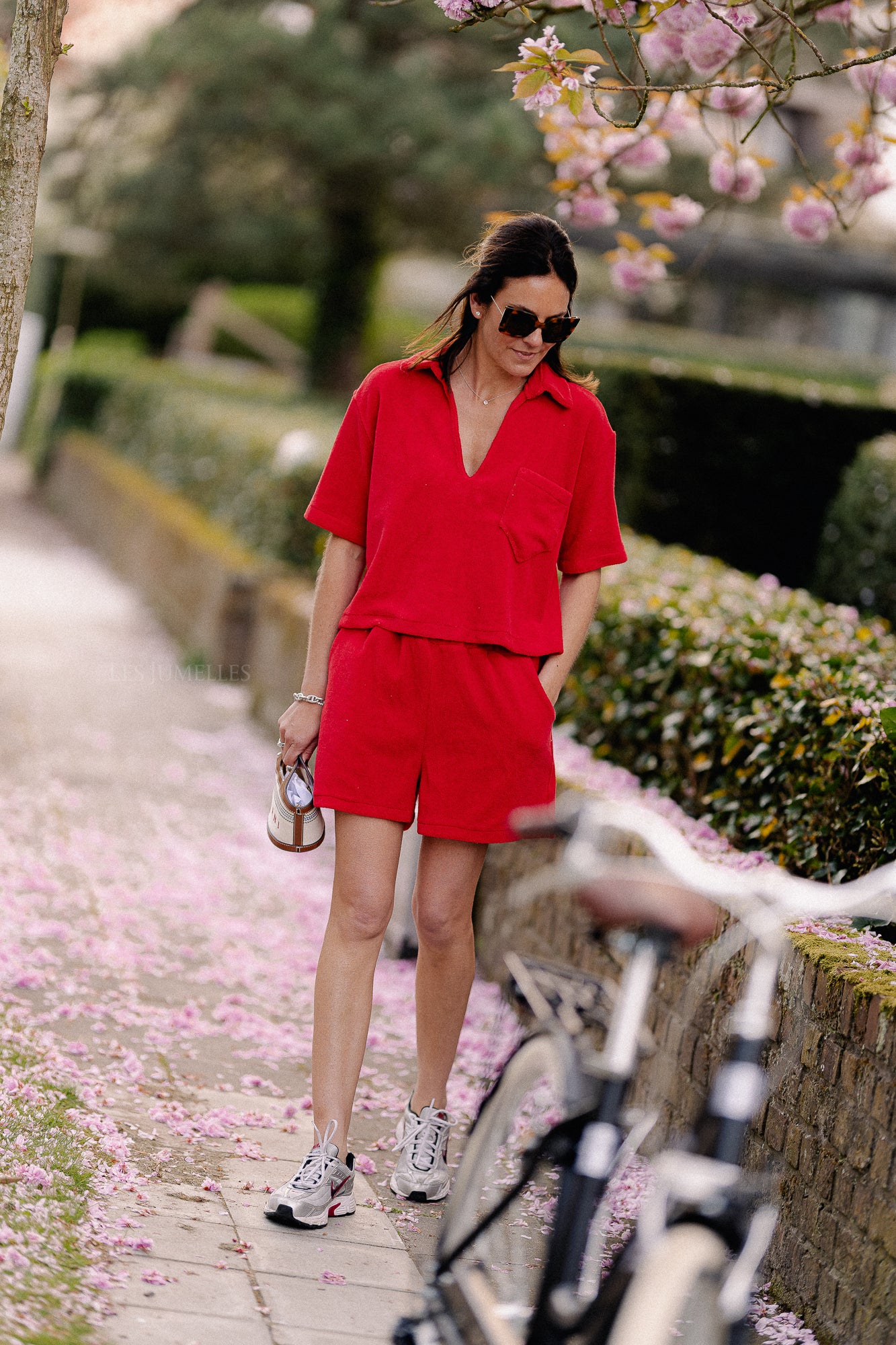 Maggie shorts mandarin red
