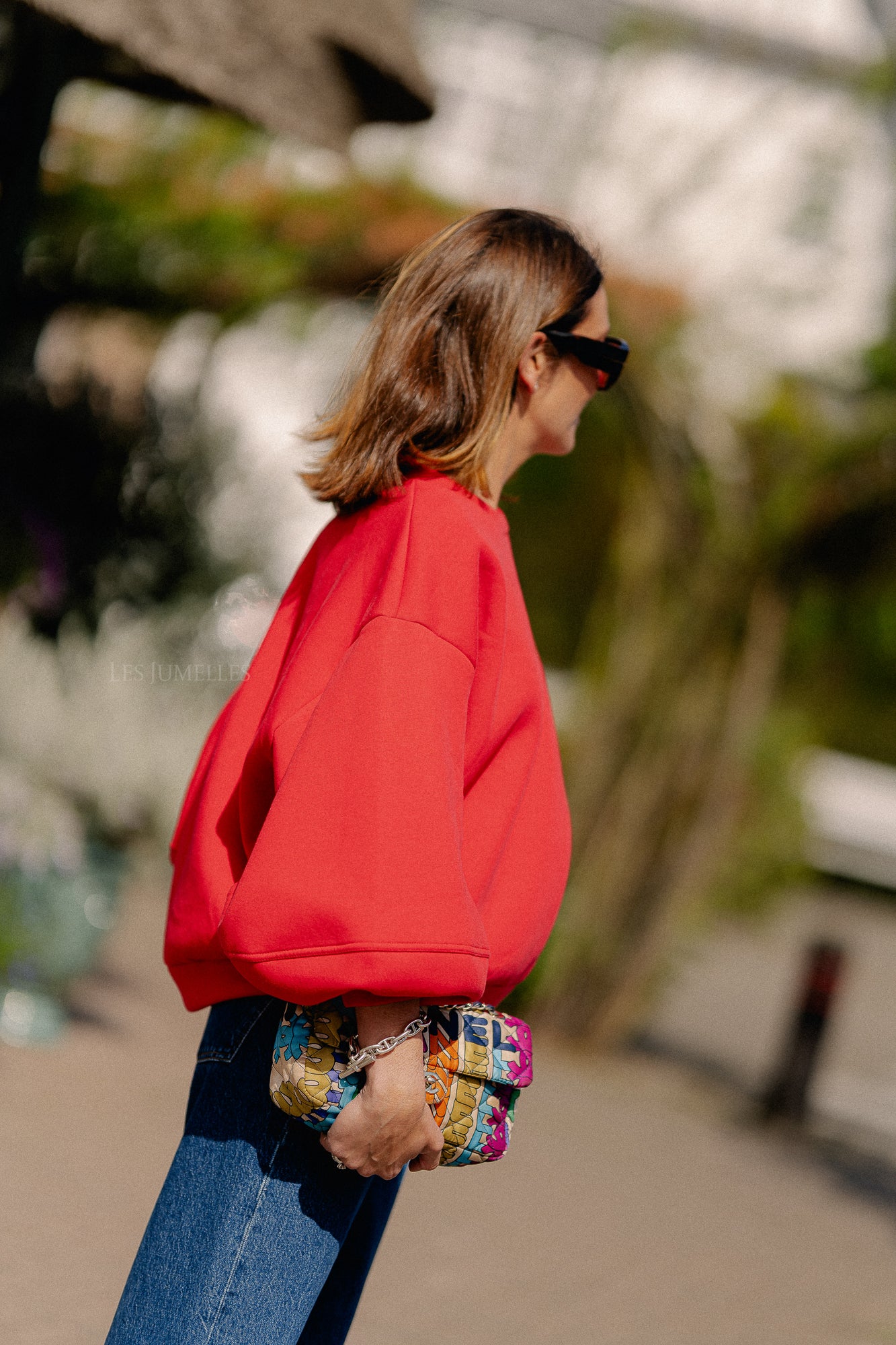 Anke sweater deep red