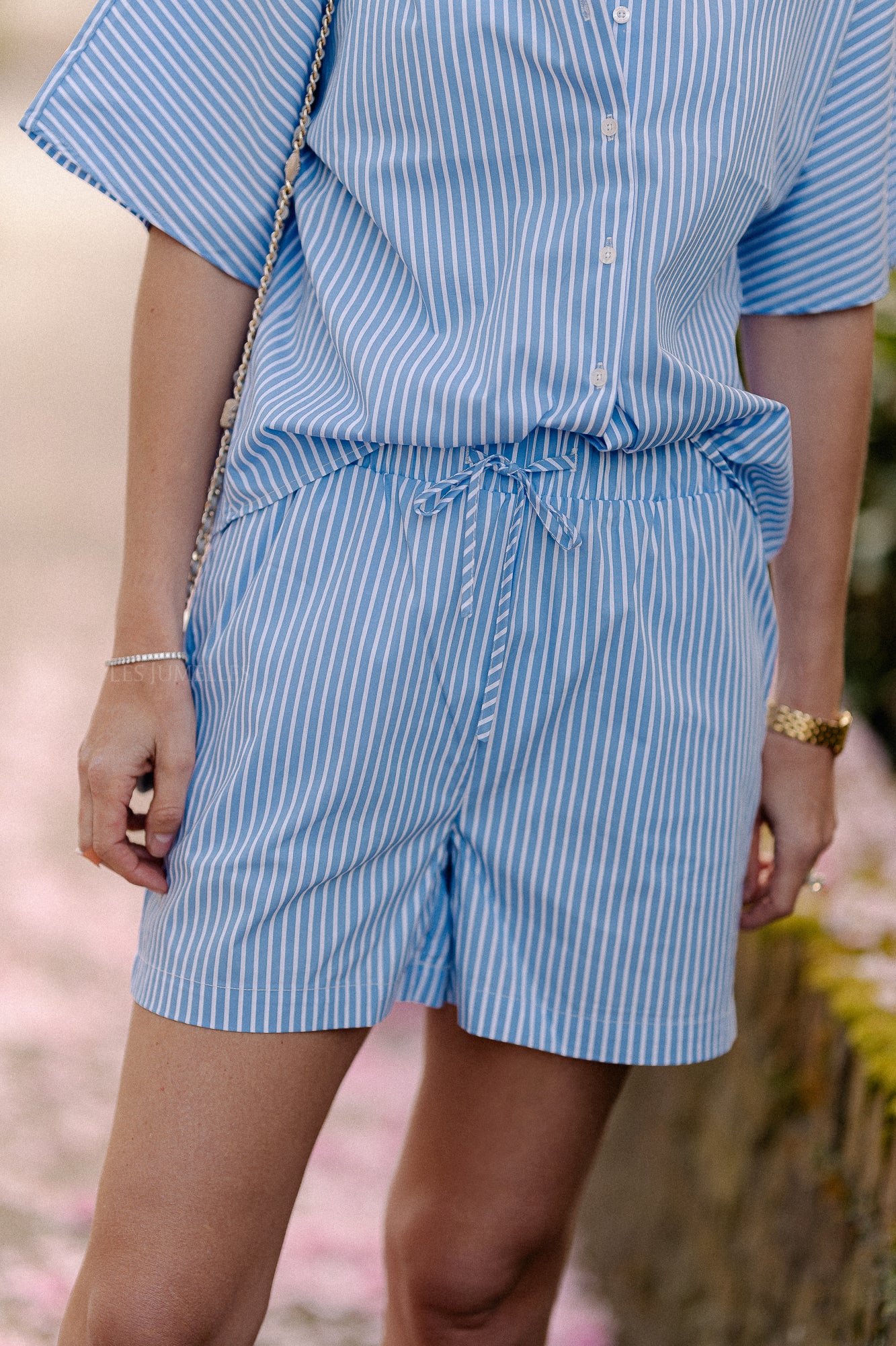 OBJTutta MW shorts blue/white