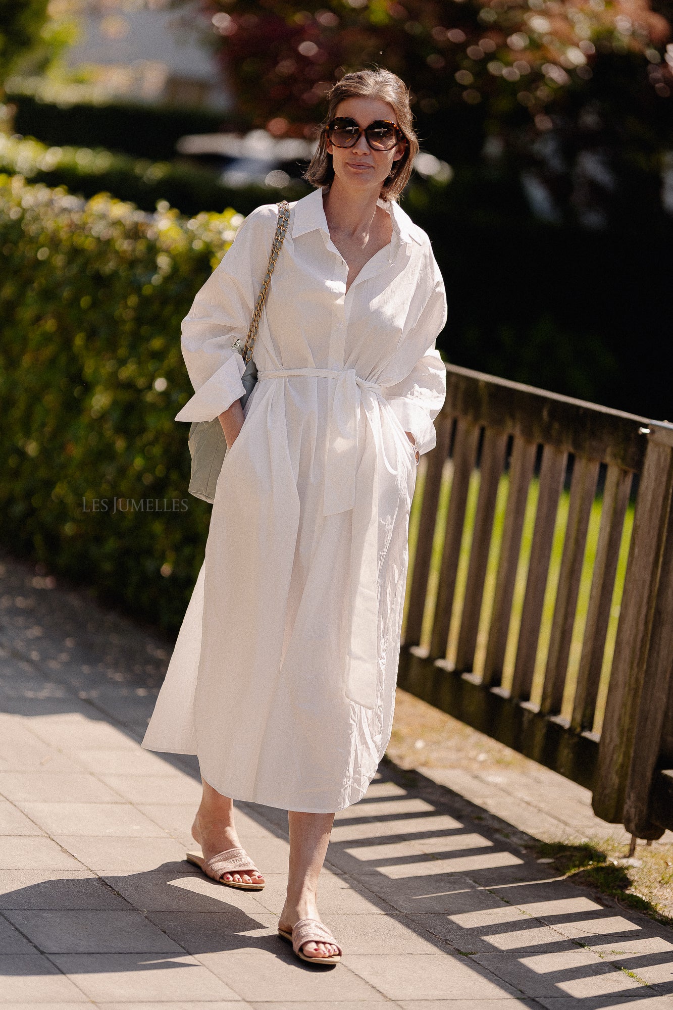 Georgie maxi dress white
