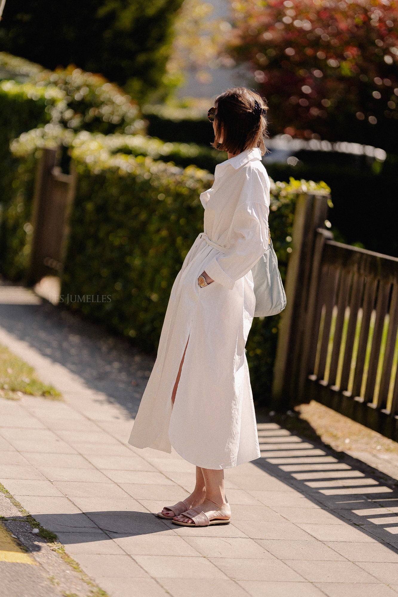 Georgie maxi dress white