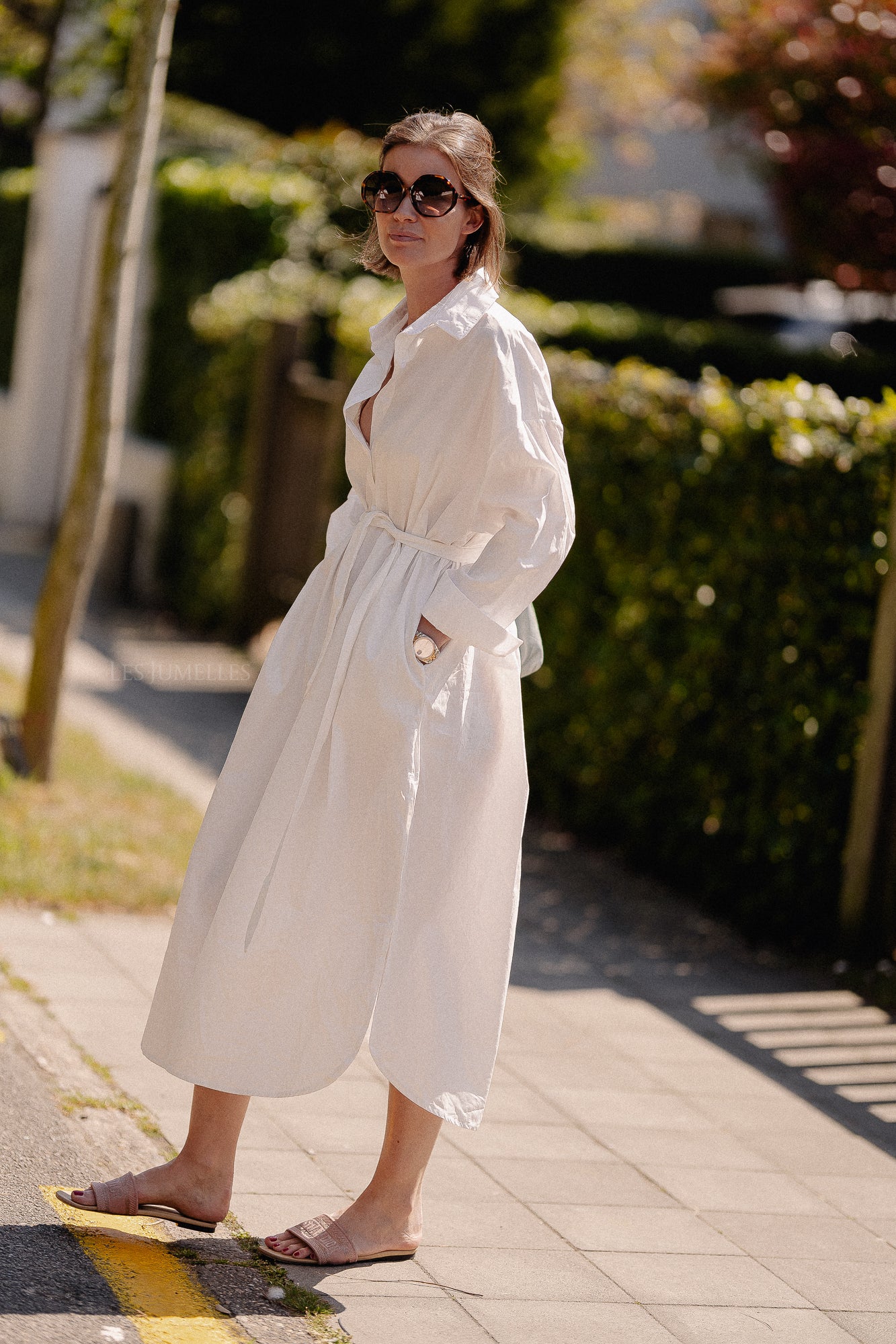 Georgie maxi dress white