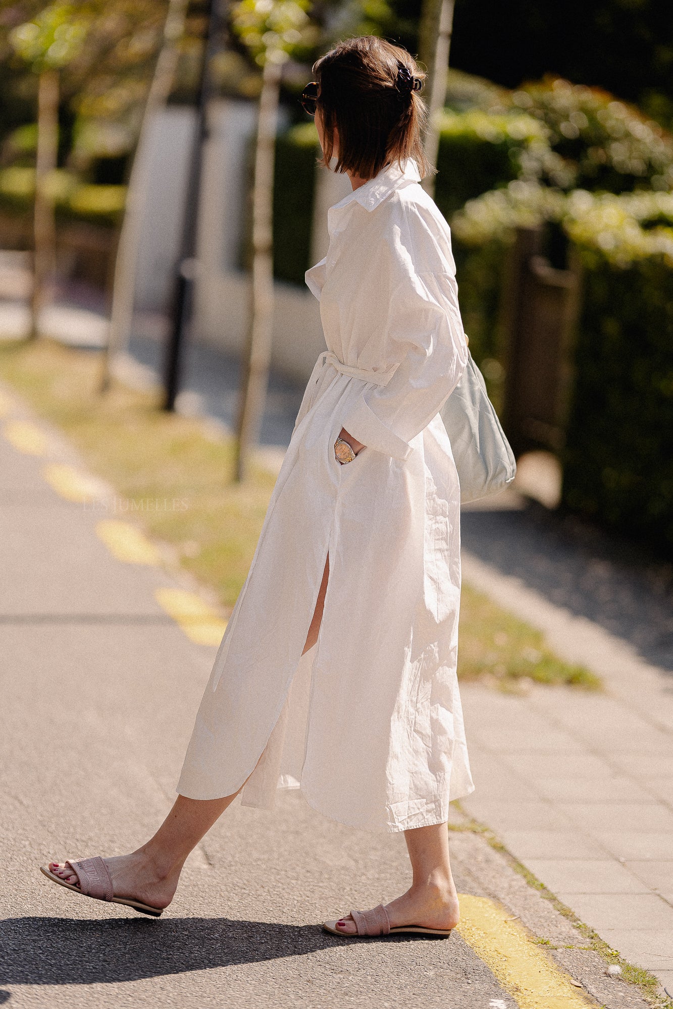 Georgie maxi dress white
