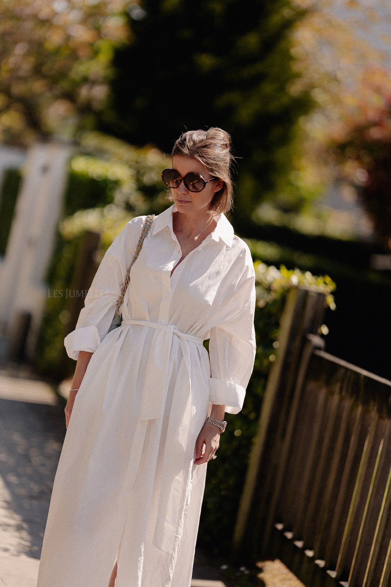 Georgie maxi dress white