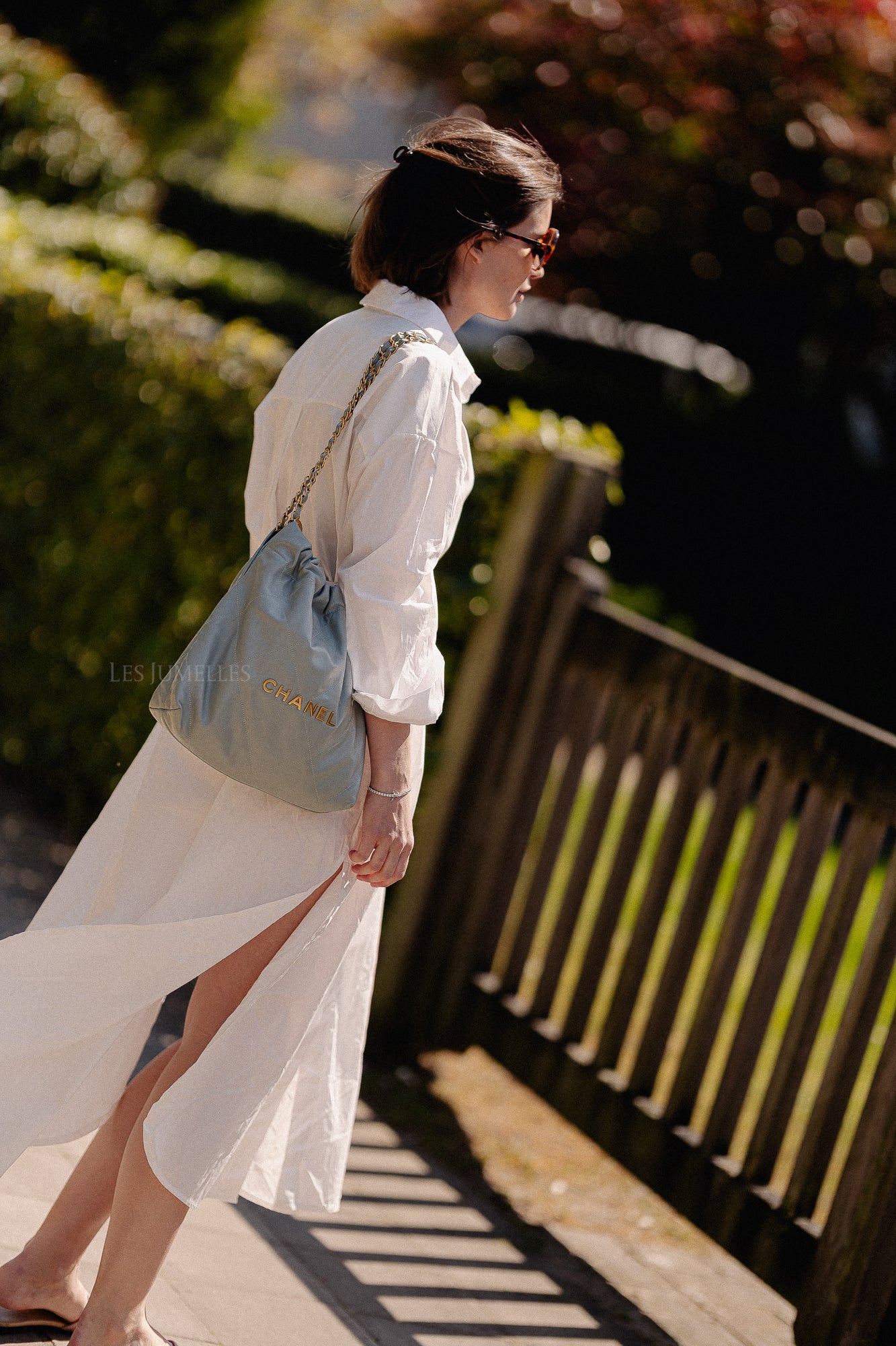 Georgie maxi dress white
