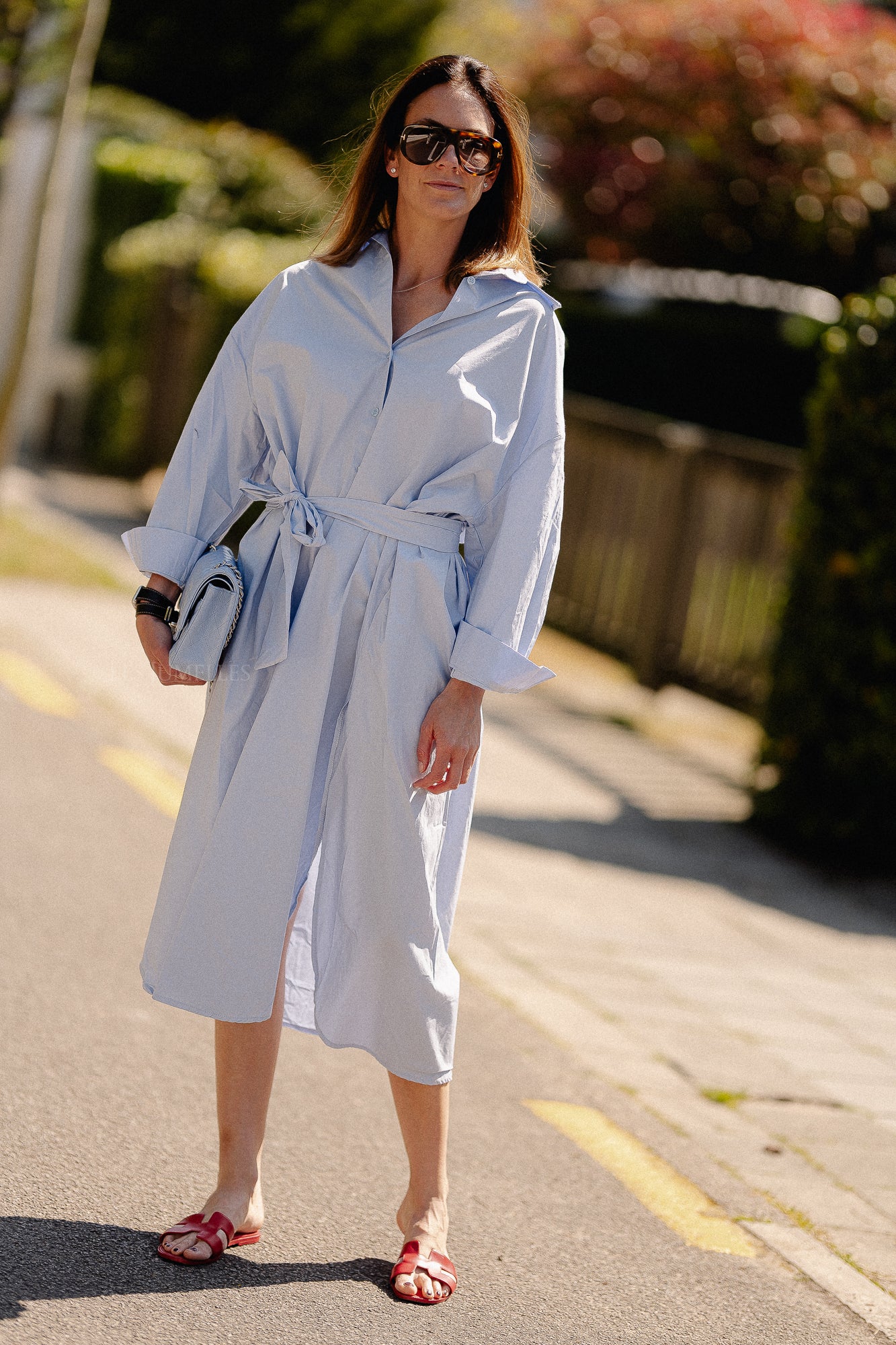 Georgie maxi dress light blue