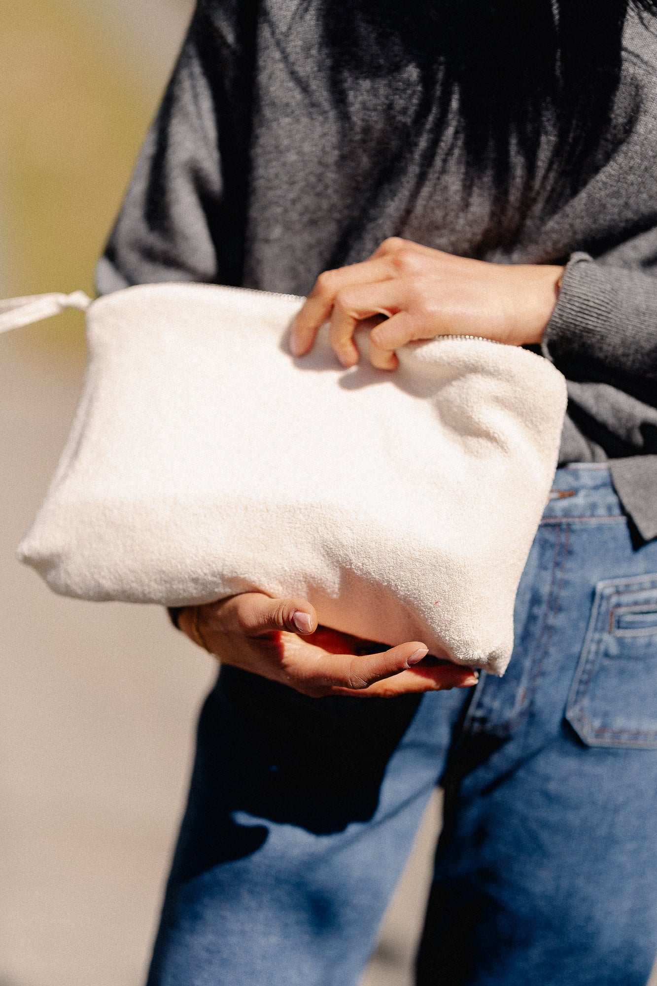 Pia toilet bag ecru