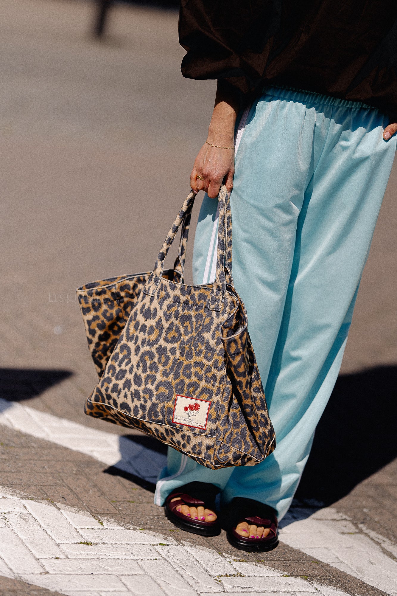 Leopa canvas Camila bag