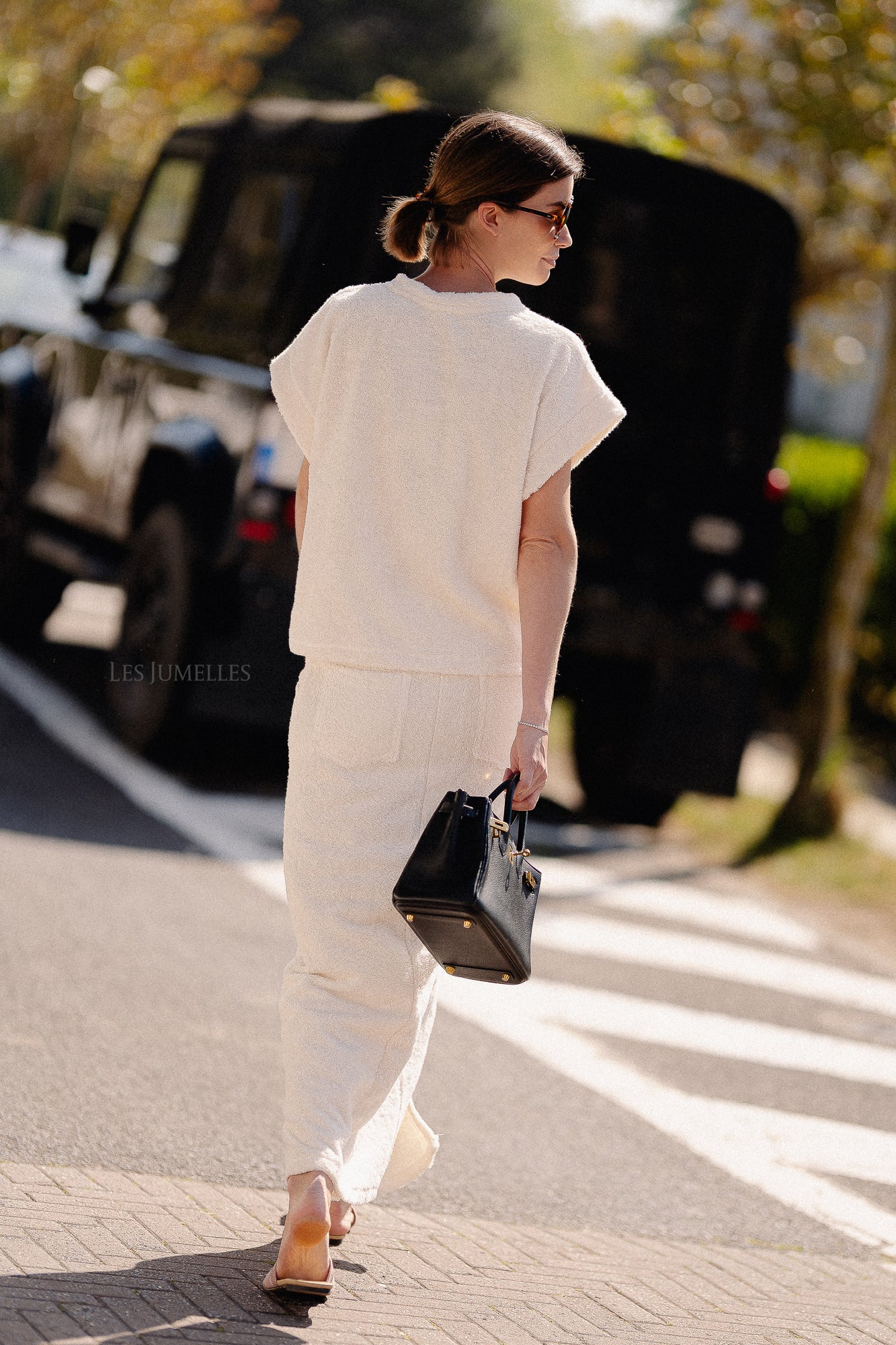 Annabelle terry skirt ecru