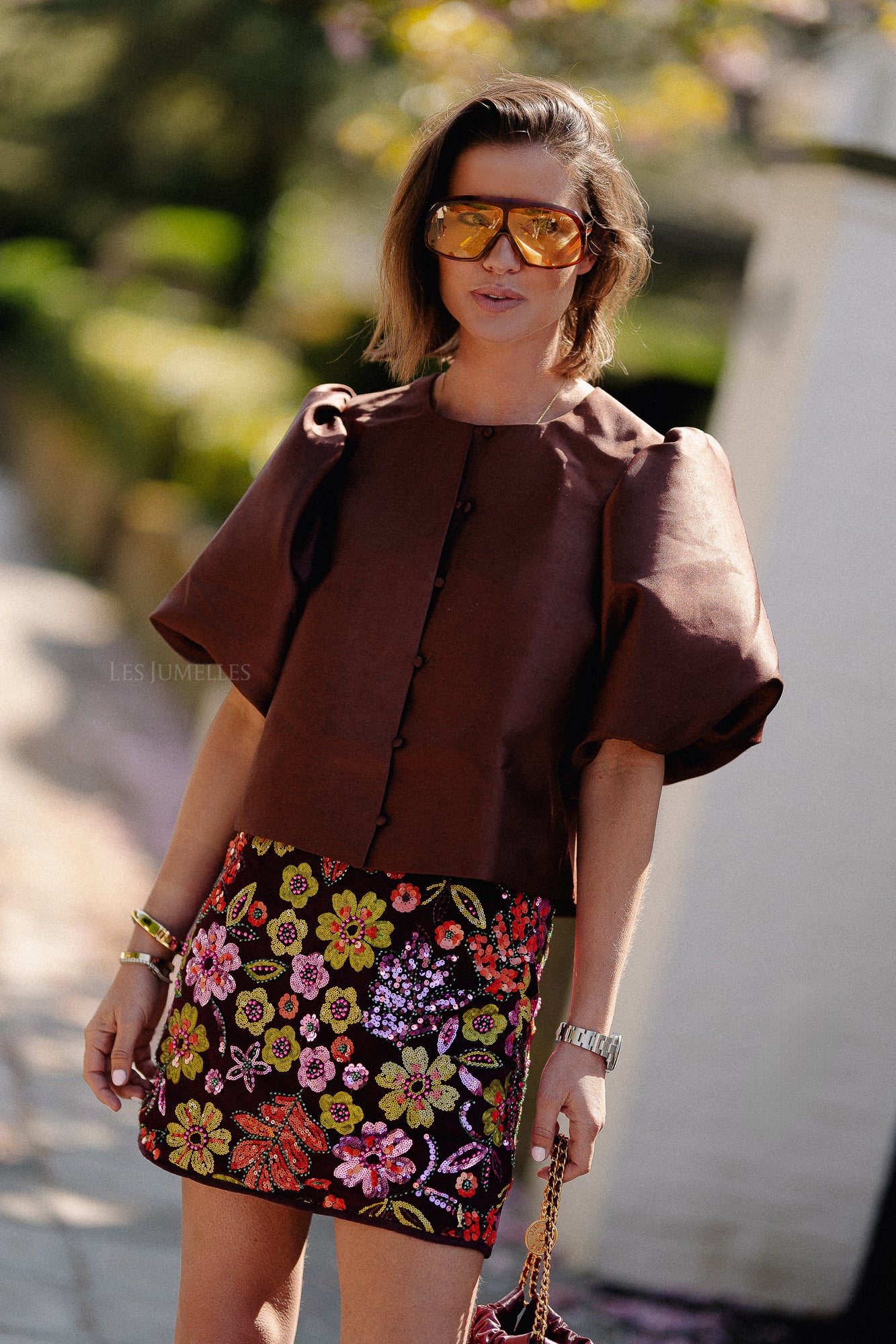 Chemisier Charlotte chocolat
