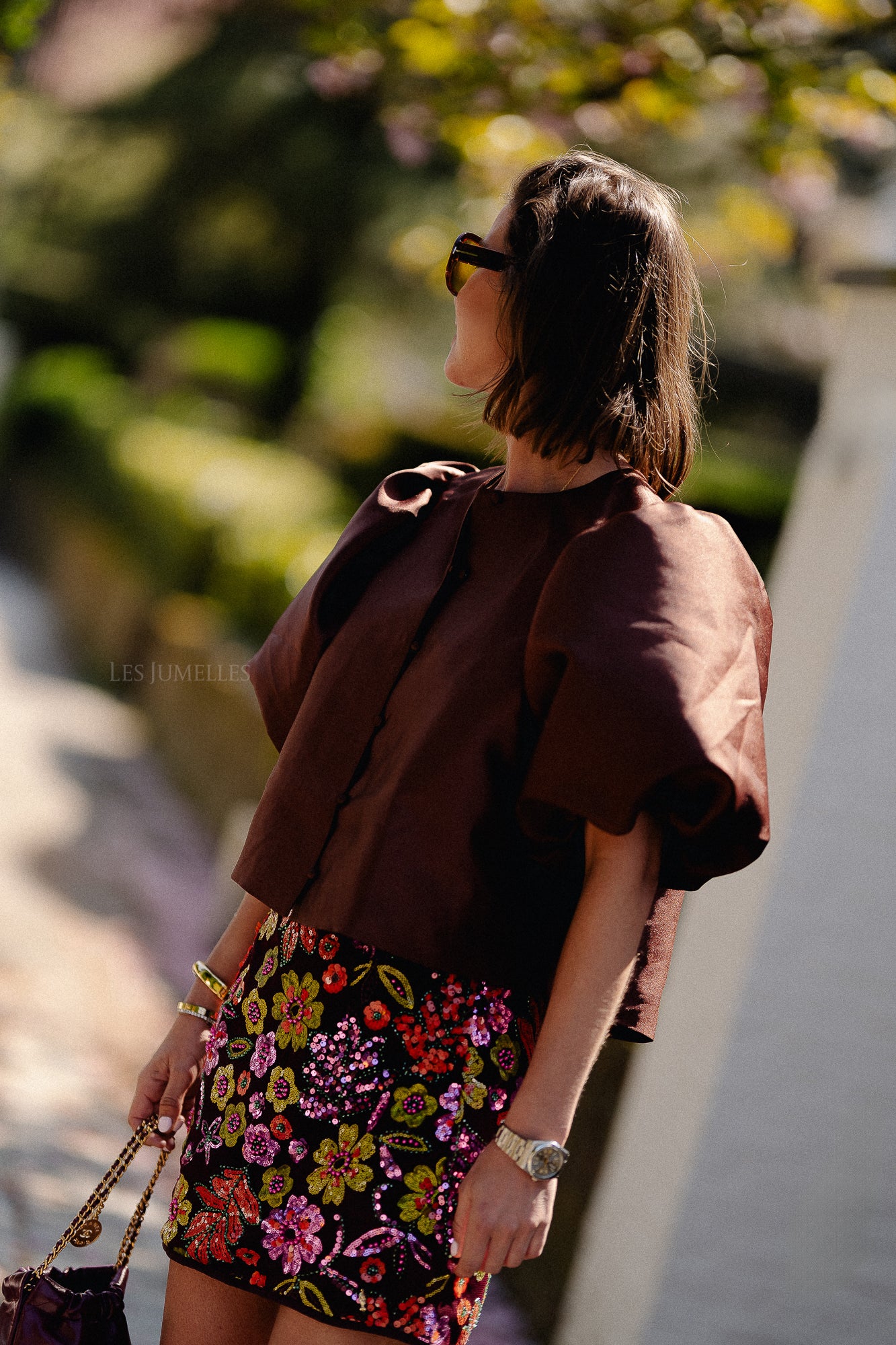 Chemisier Charlotte chocolat