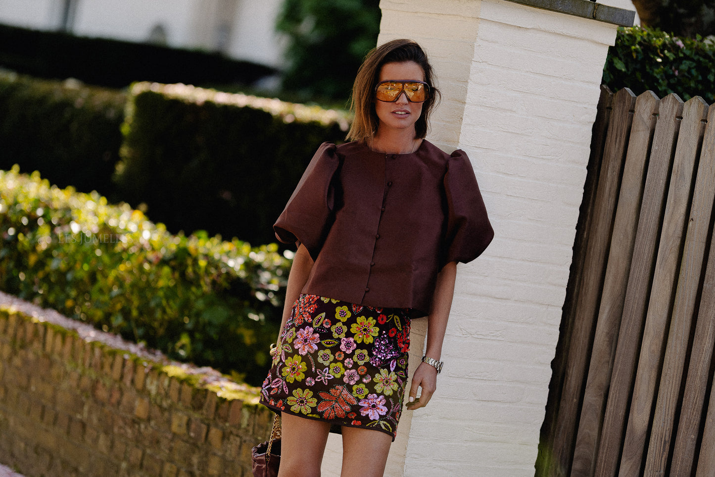 Chemisier Charlotte chocolat