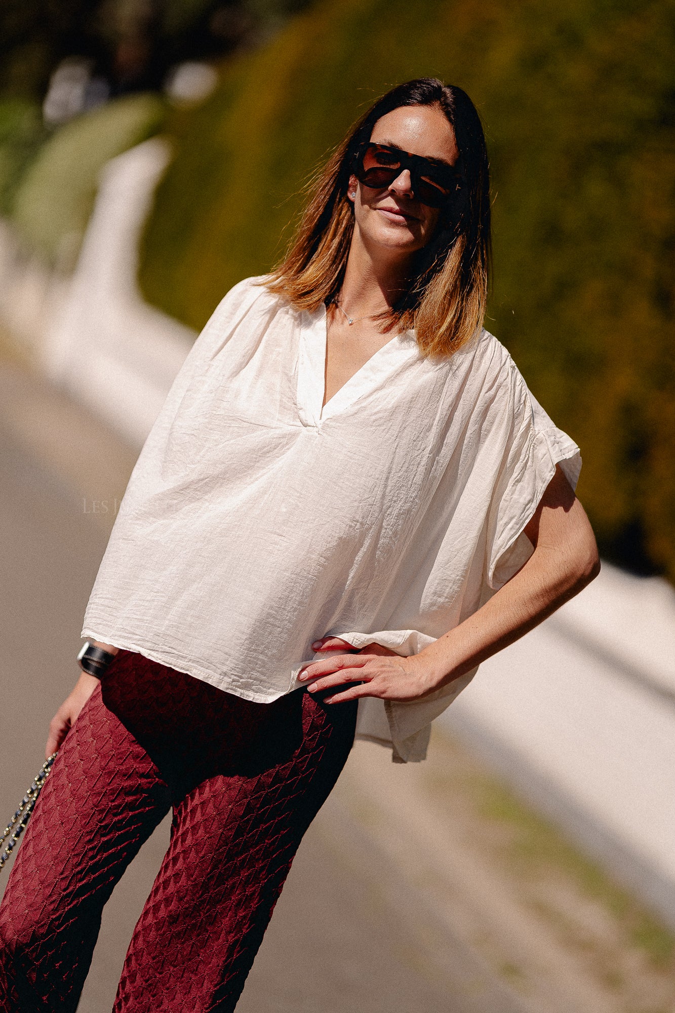 Portia blouse ecru
