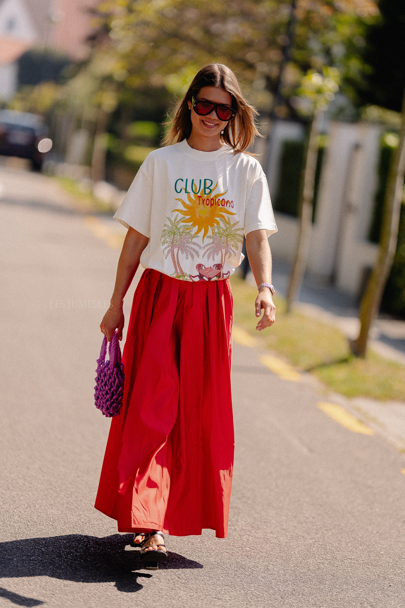 Tessa skirt hot lips