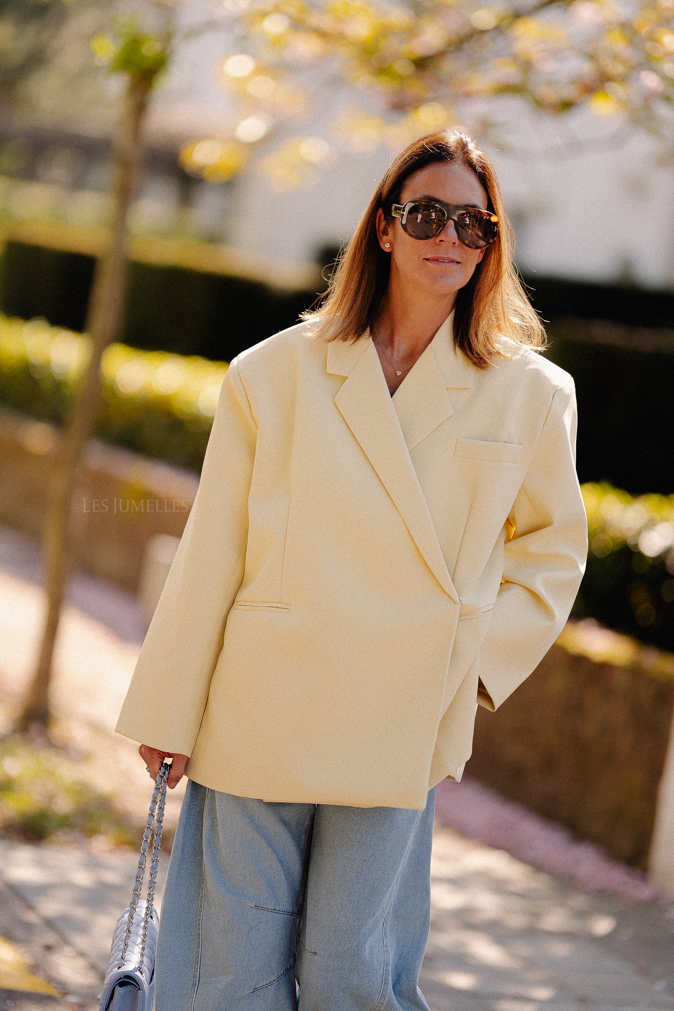 Chloe oversized blazer butter yellow