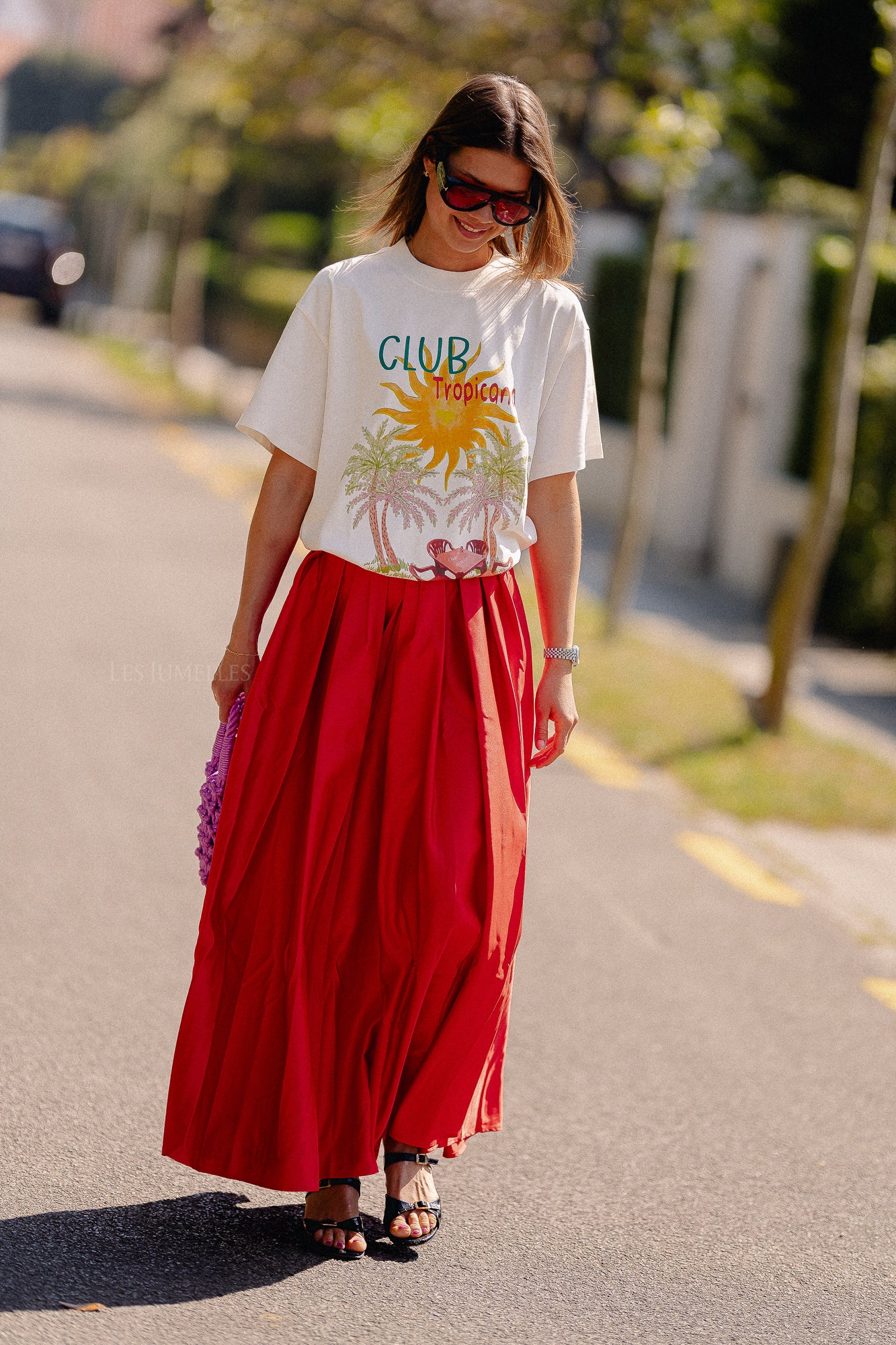 Tessa skirt hot lips