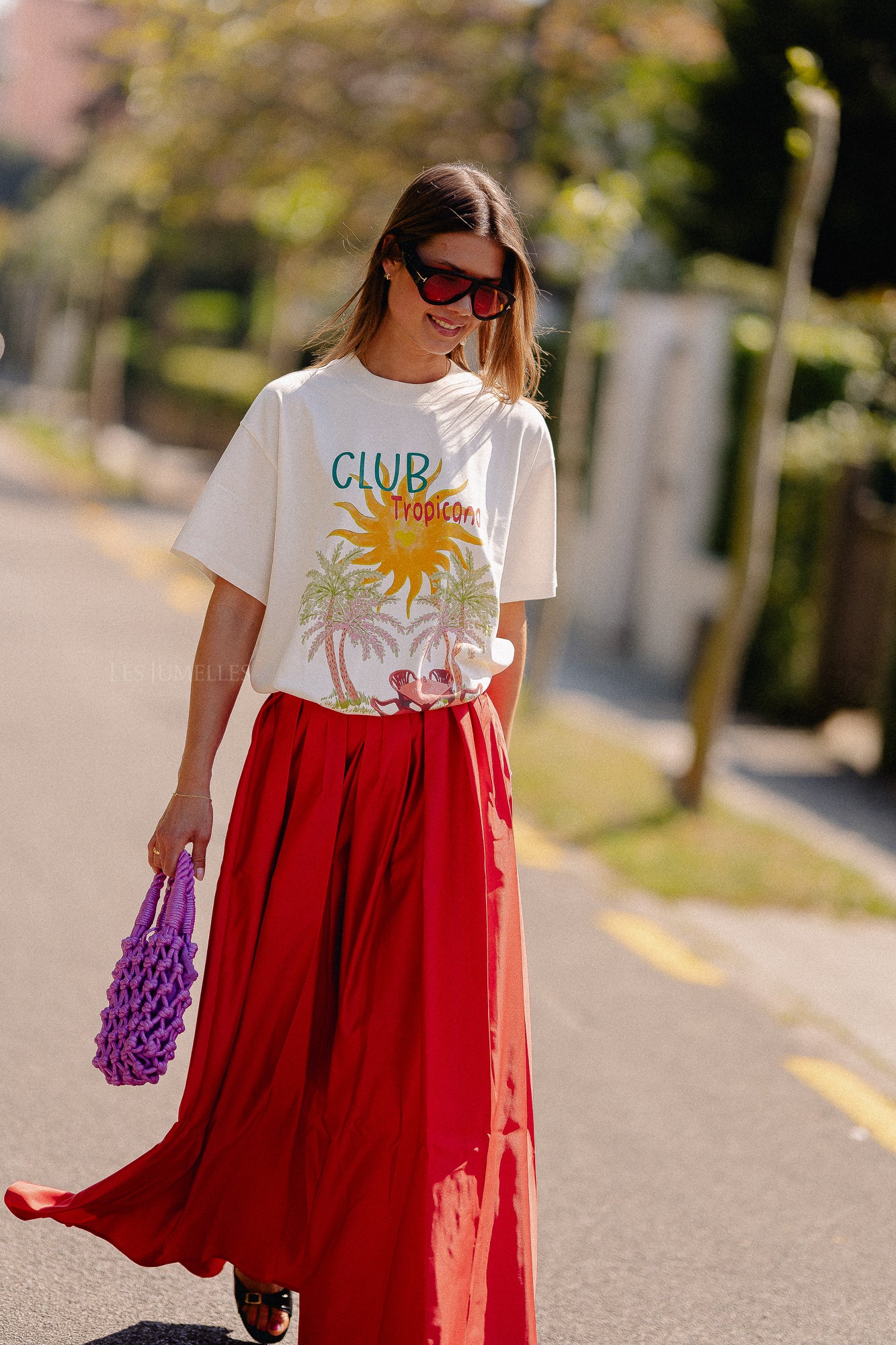 Tessa skirt hot lips