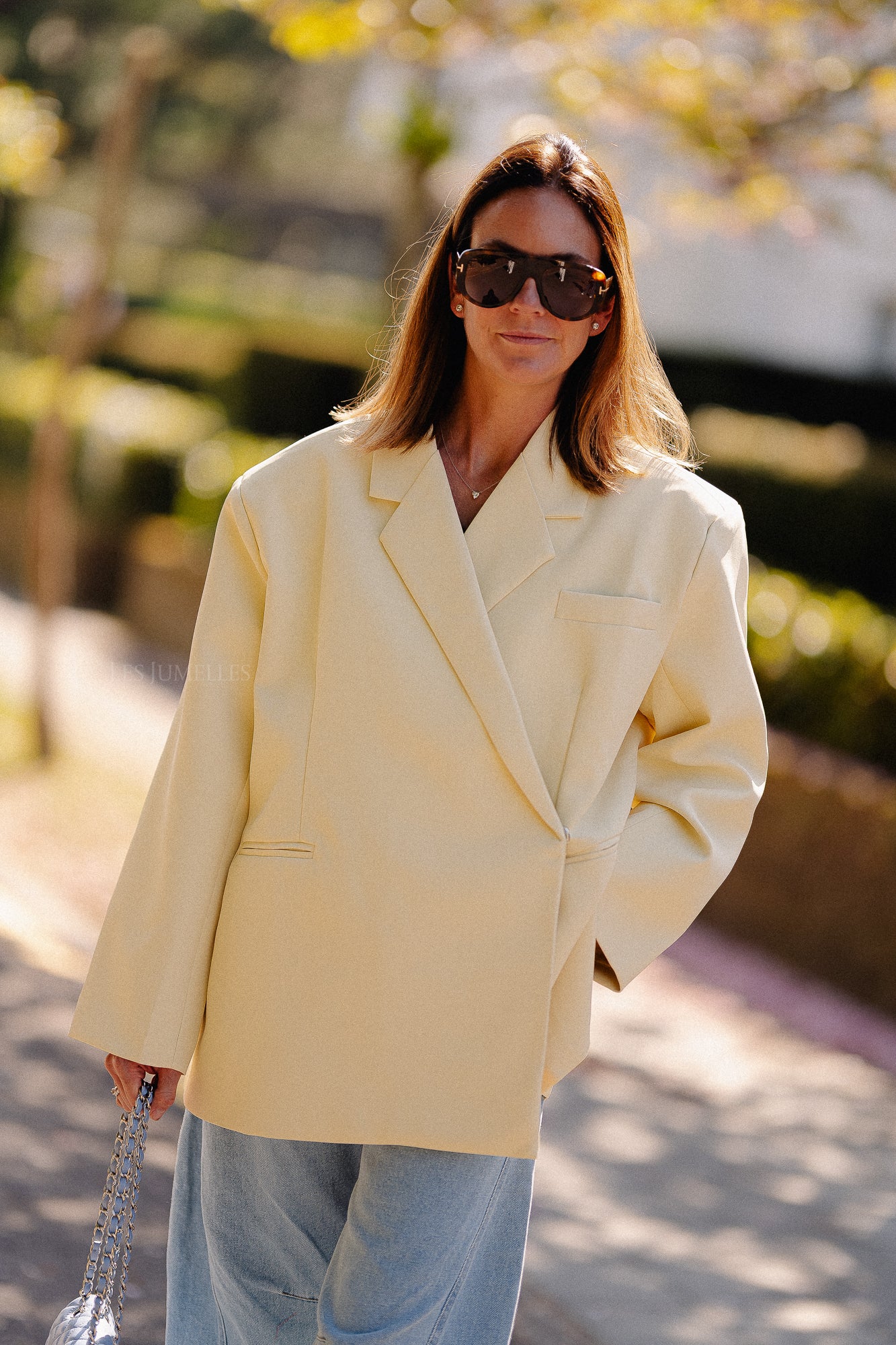 Chloe oversized blazer butter yellow