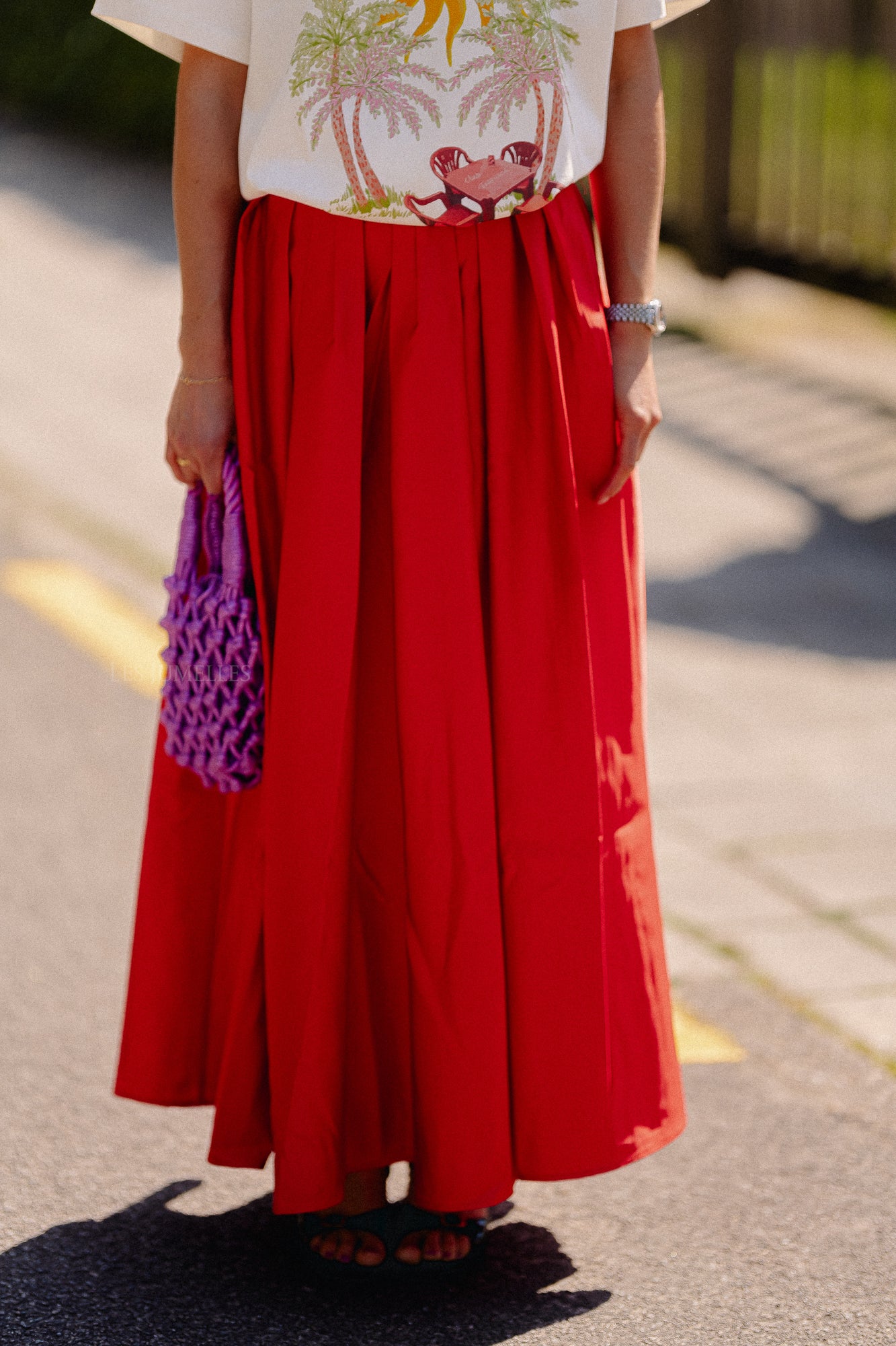 Tessa skirt hot lips