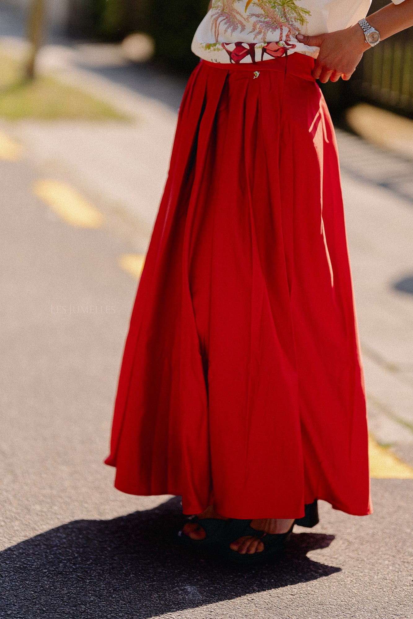 Tessa skirt hot lips