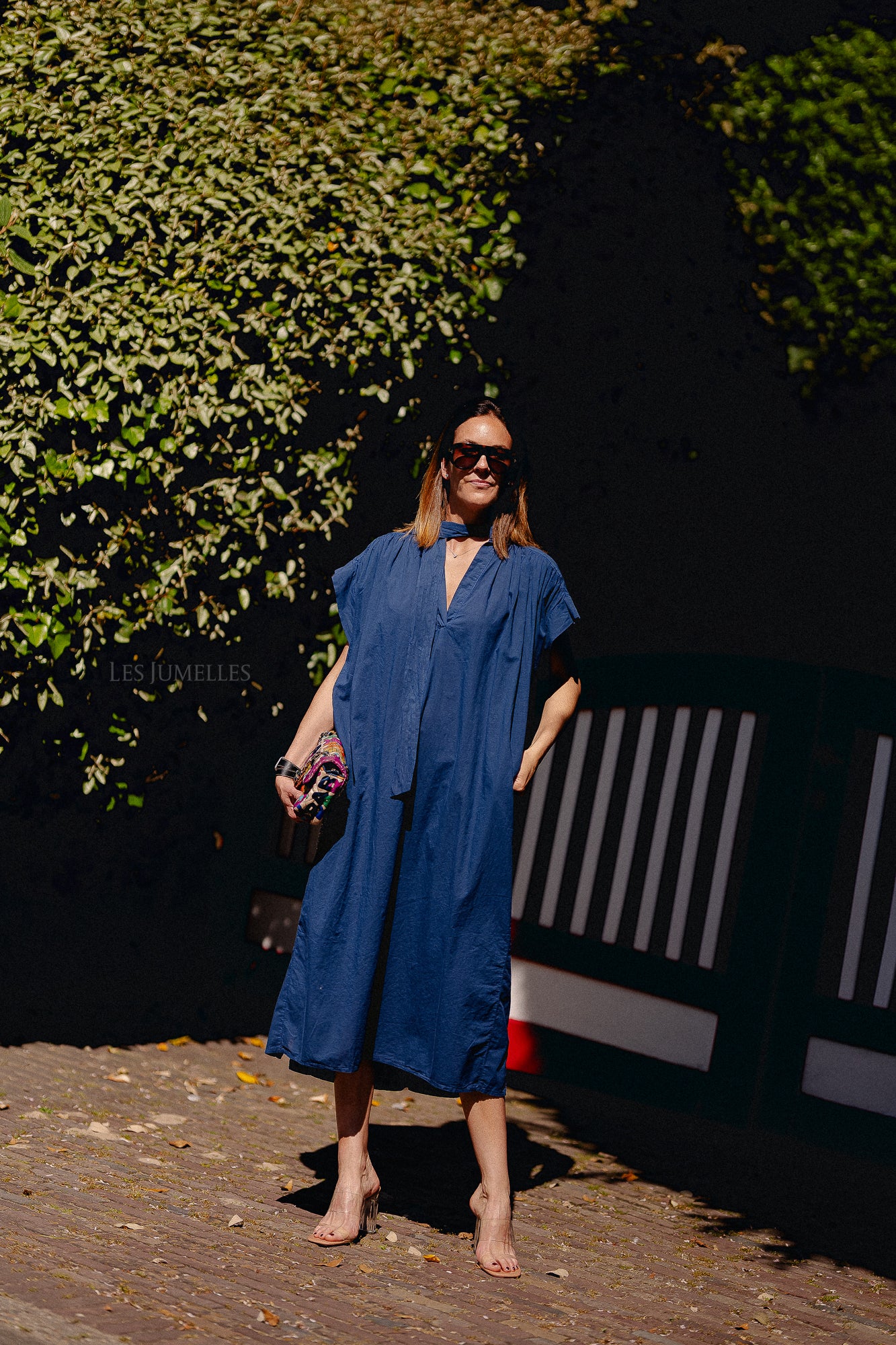 Portia dress navy