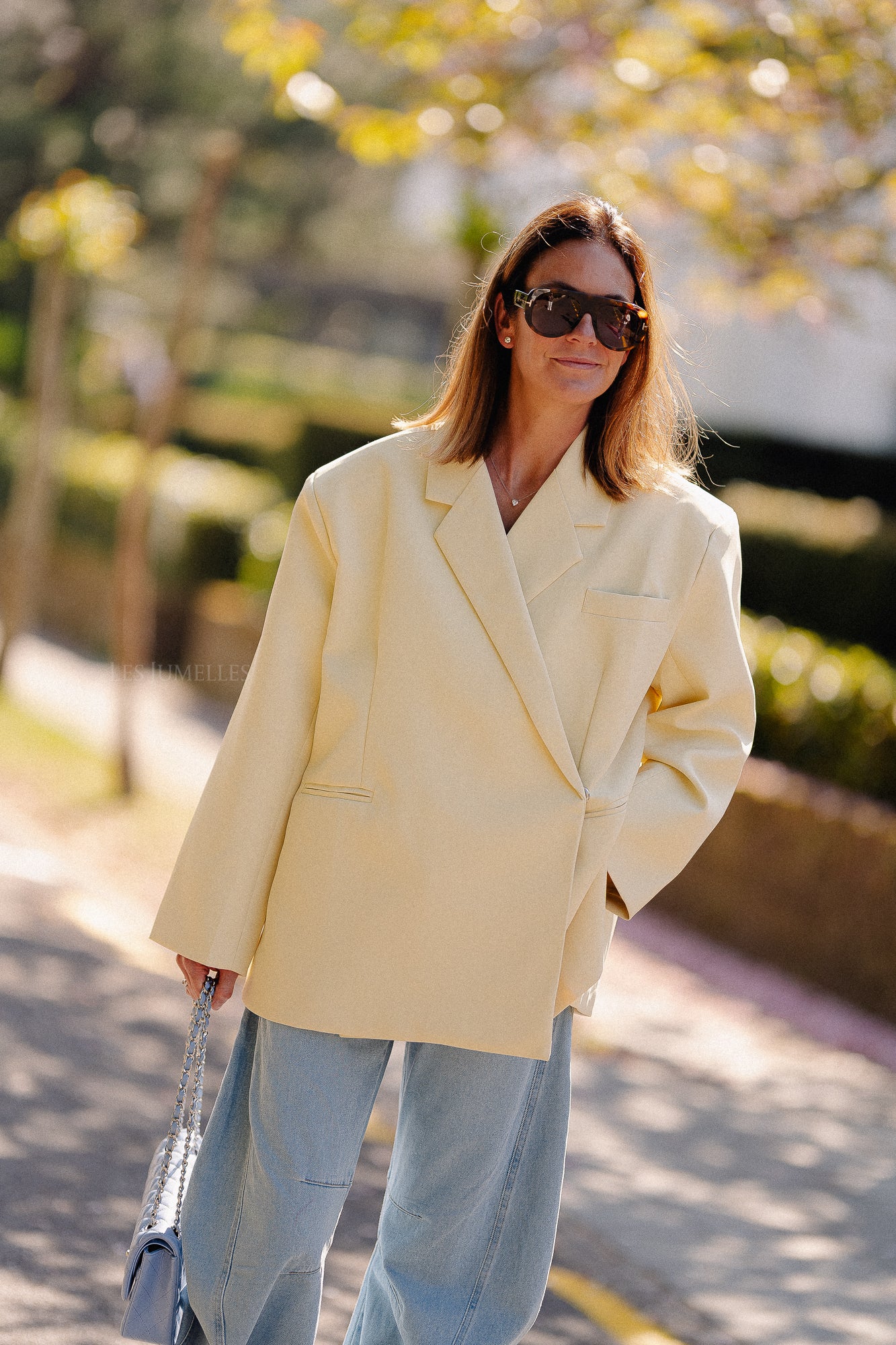 Chloe oversized blazer butter yellow
