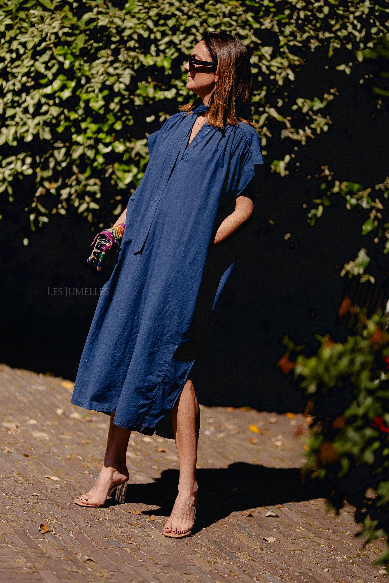 Portia dress navy