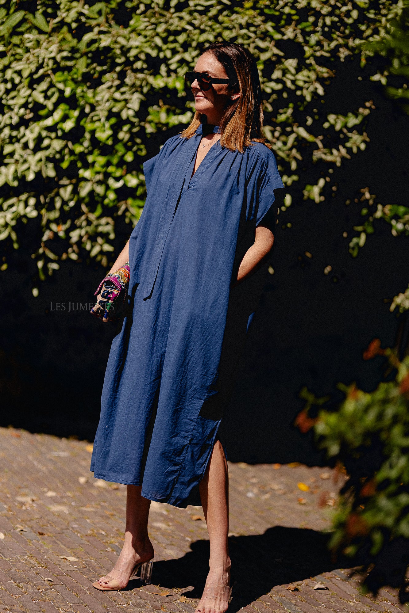 Portia dress navy