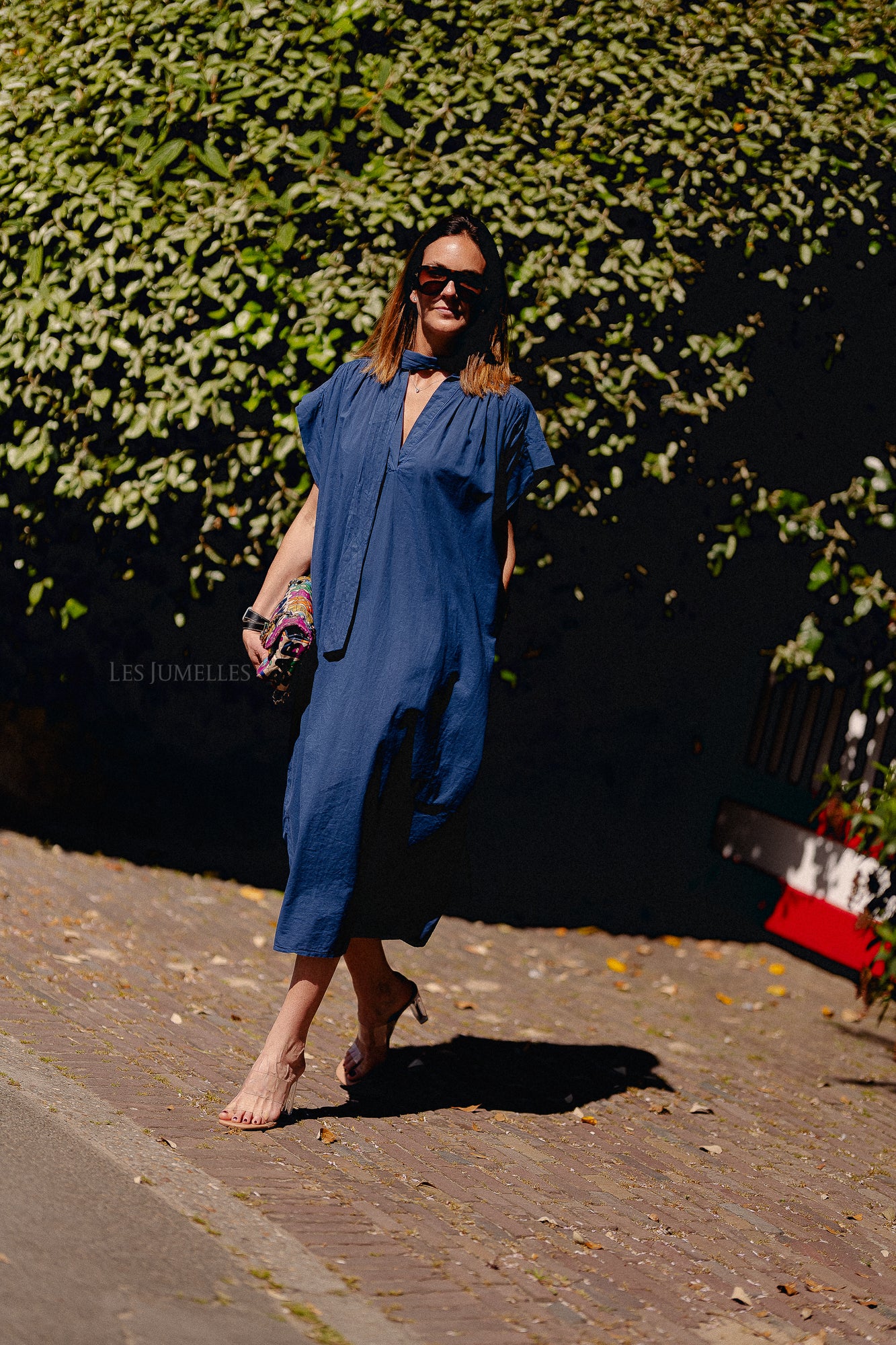 Portia dress navy