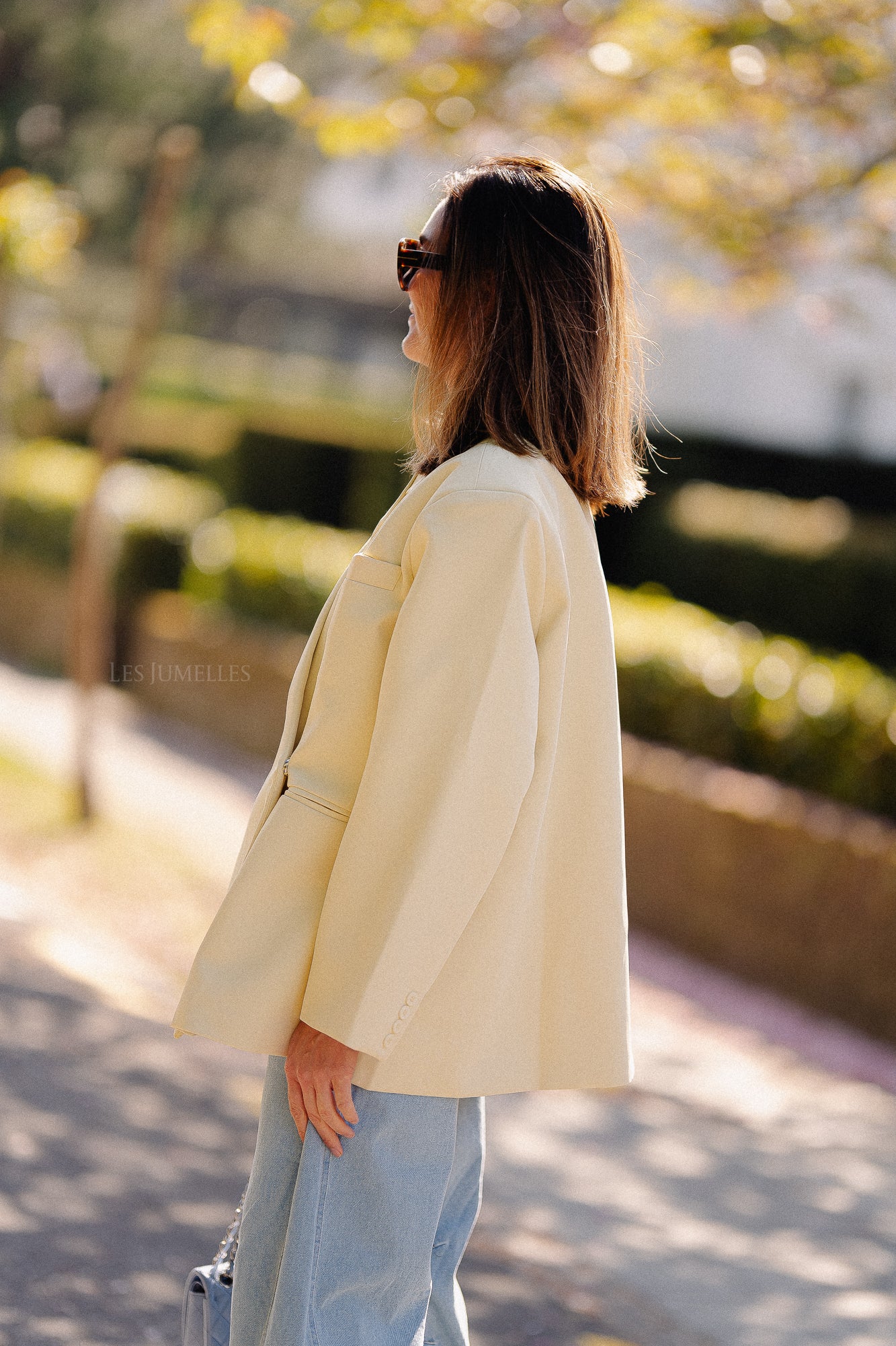 Chloe oversized blazer butter yellow