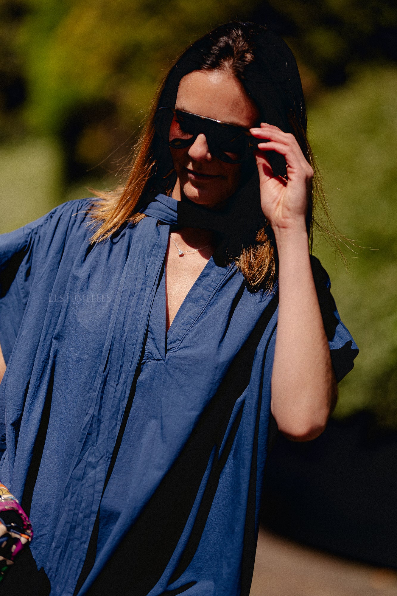 Portia dress navy