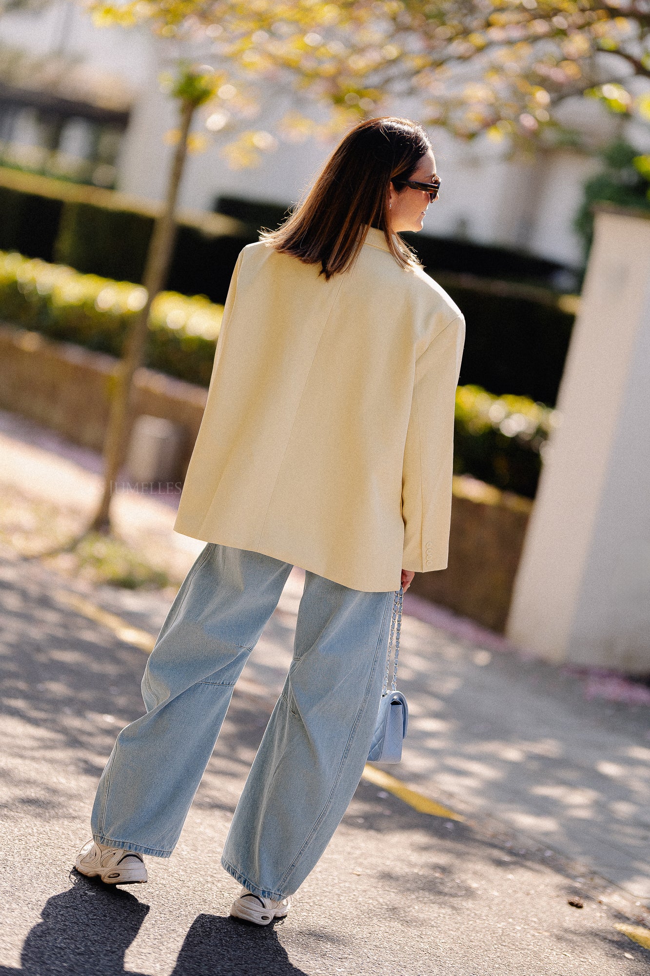 Chloe oversized blazer butter yellow