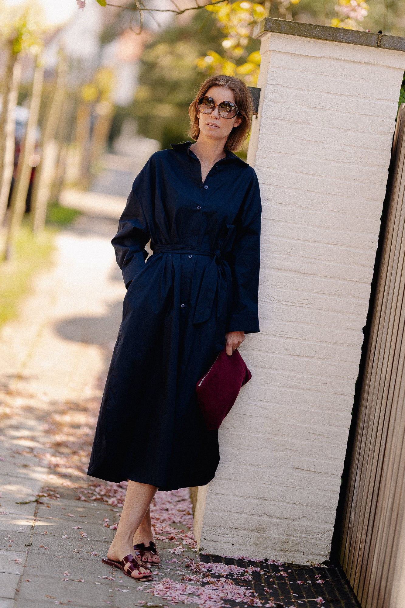 Georgie maxi dress midnight blue
