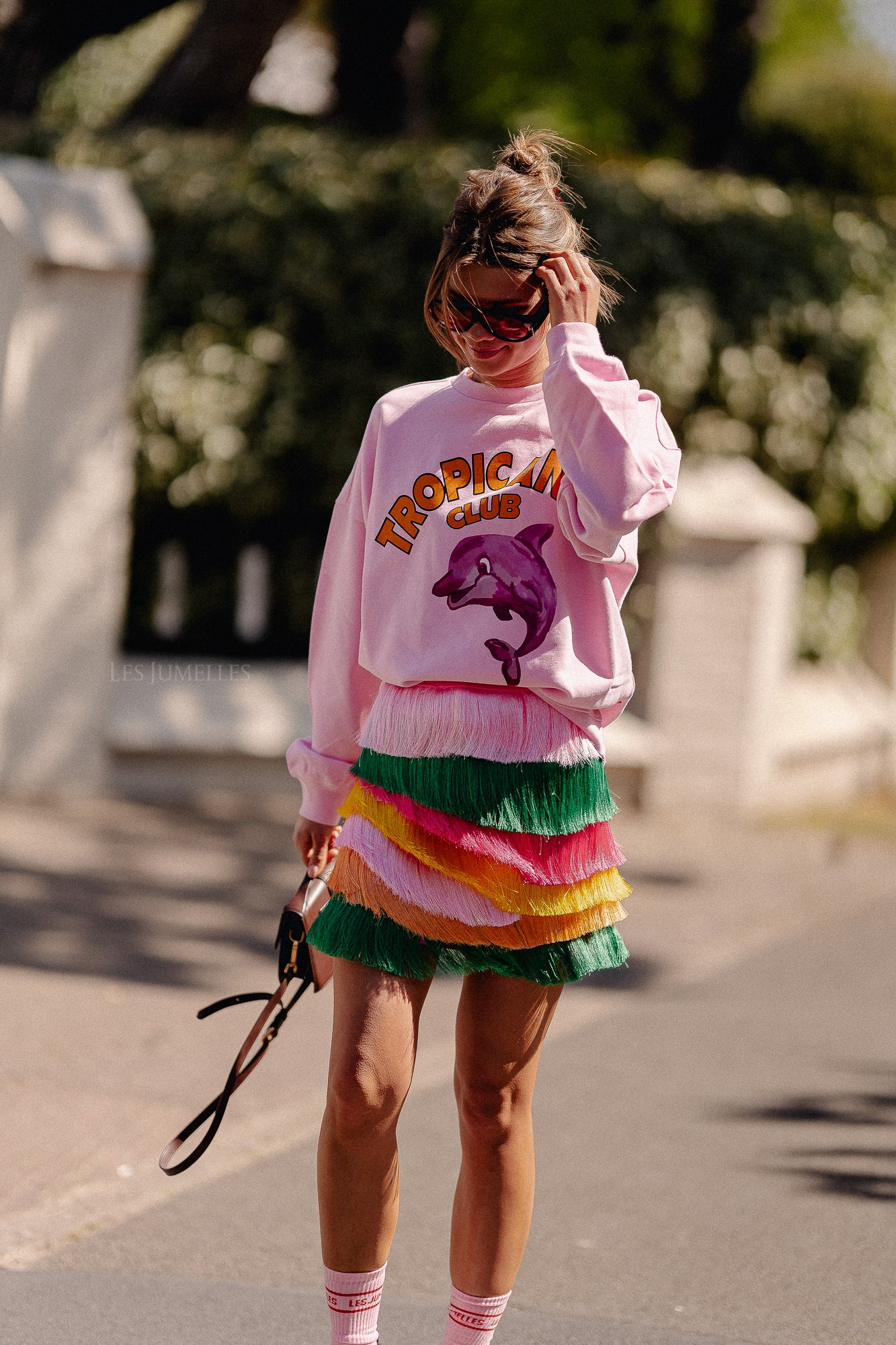 Dolphin sweater sweet pink