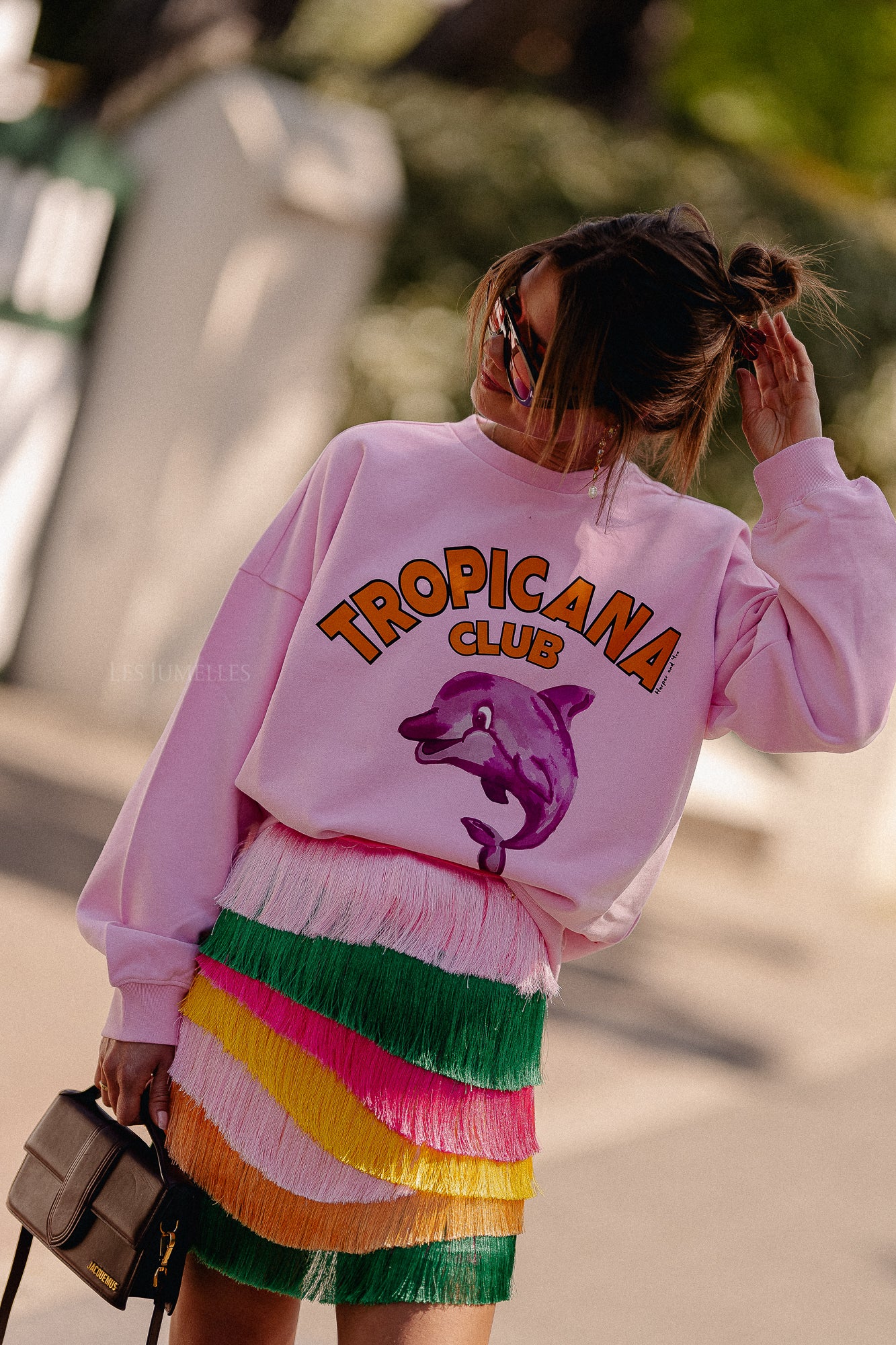 Dolphin sweater sweet pink