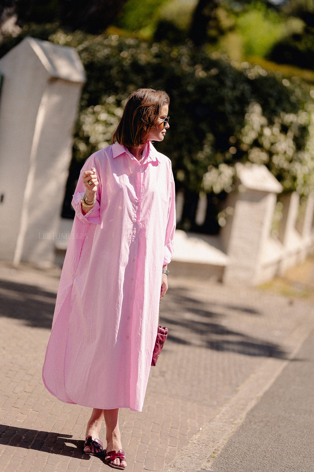 Georgie maxi dress pink