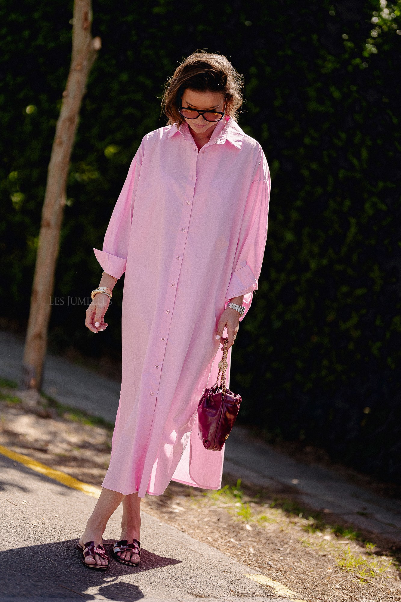 Georgie maxi dress pink