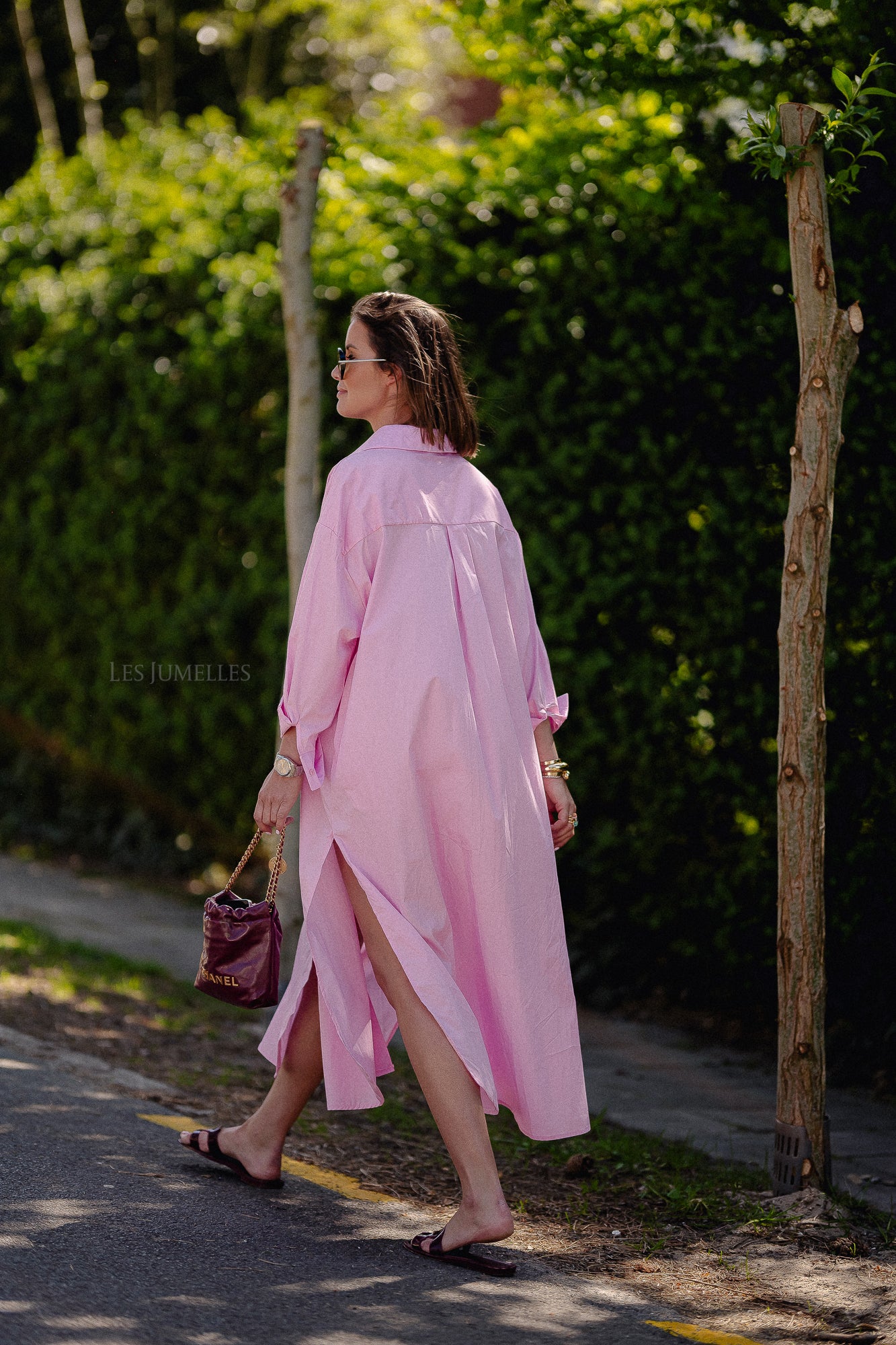 Georgie maxi dress pink