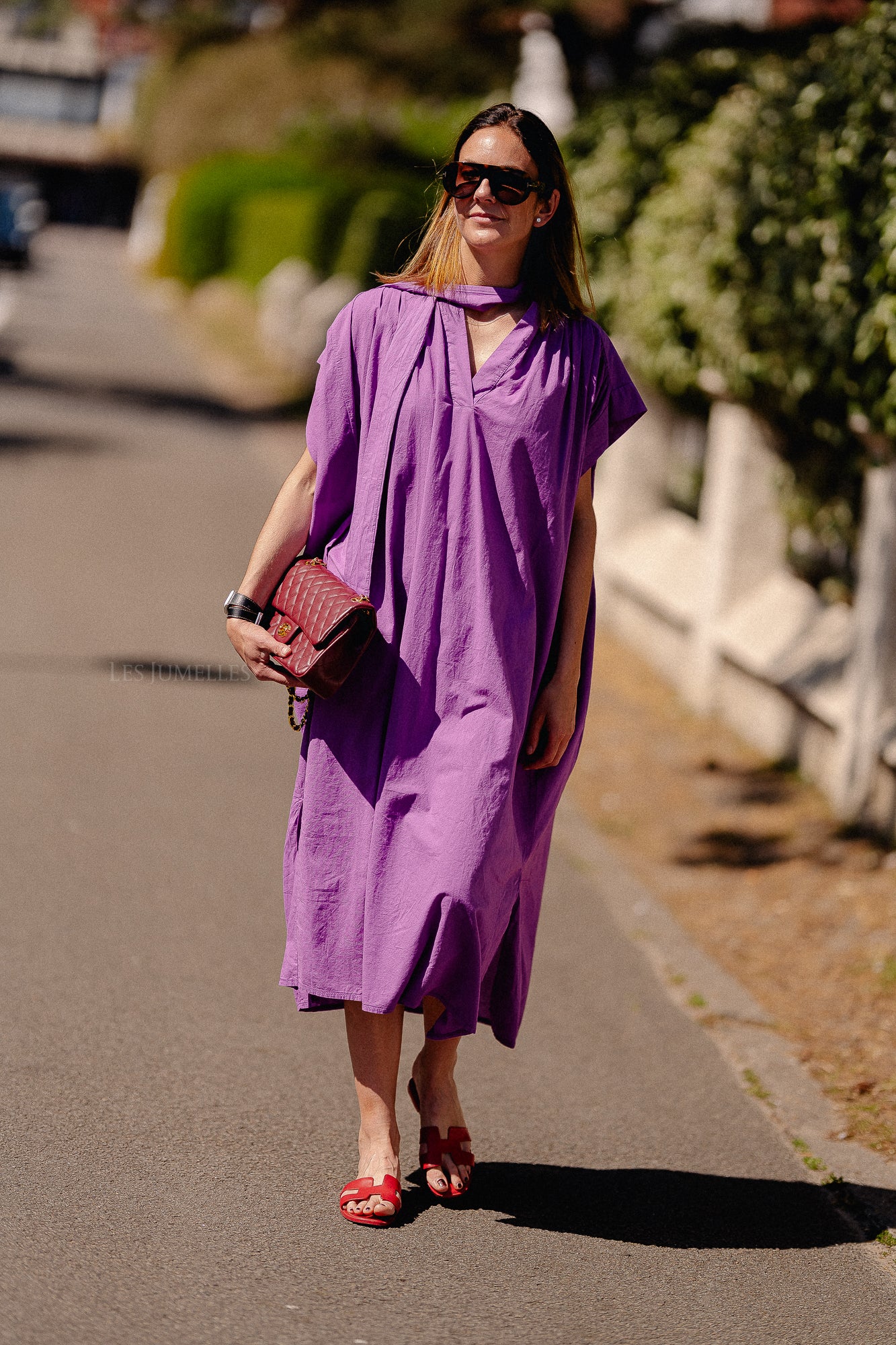 Portia dress violet