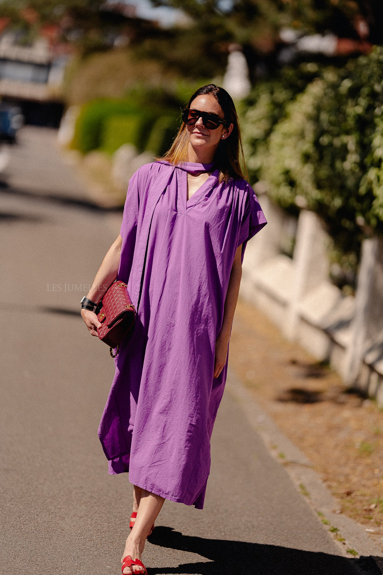 Portia dress violet