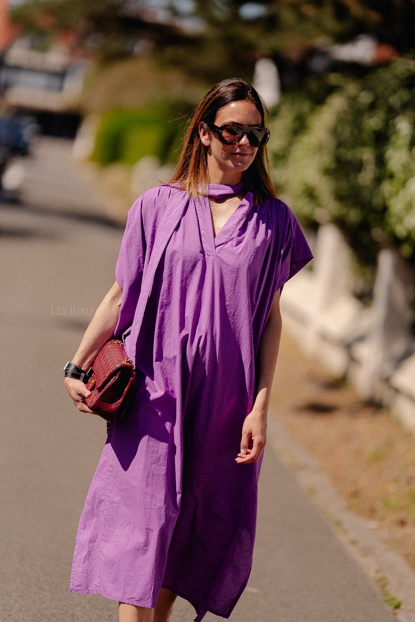 Portia dress violet