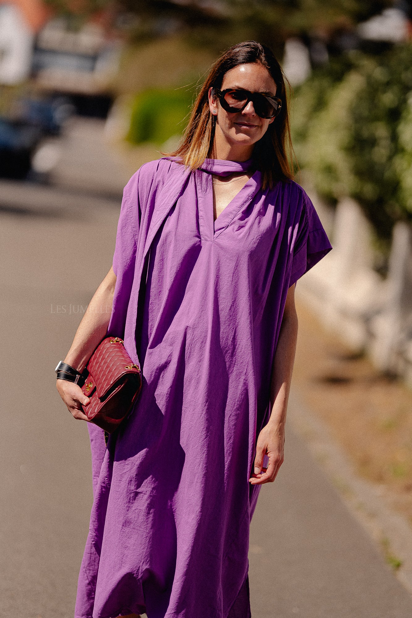 Portia dress violet