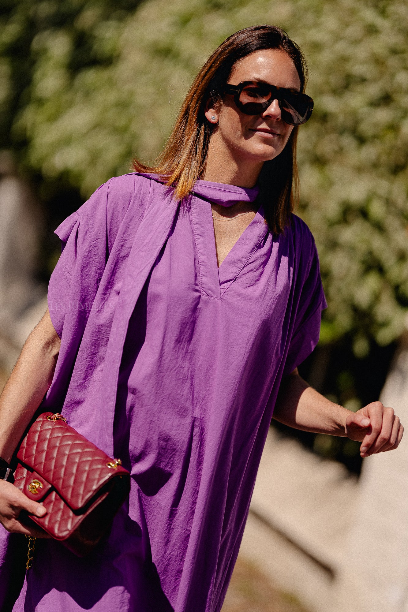 Portia dress violet