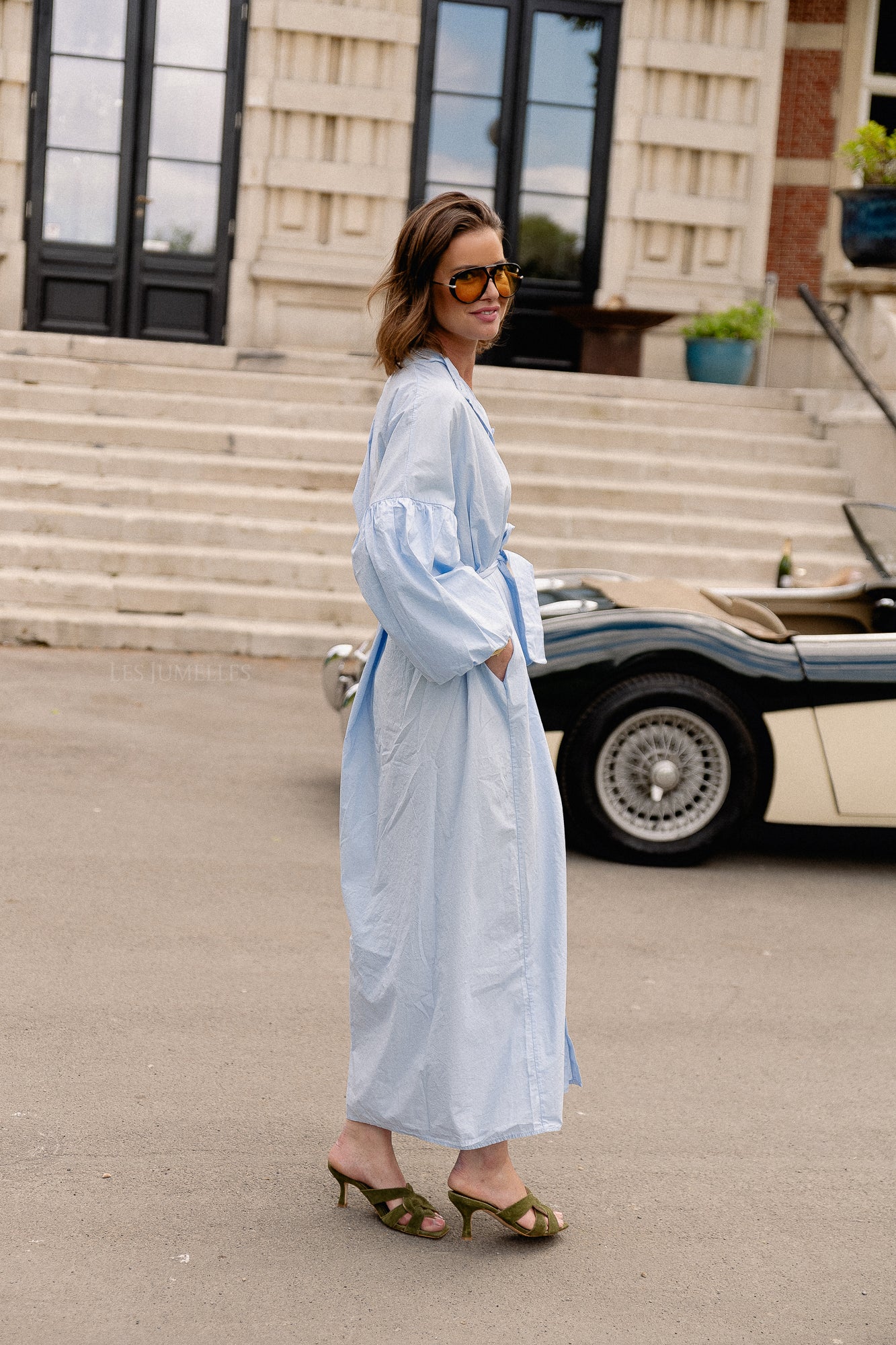 Scarlet maxi dress light blue